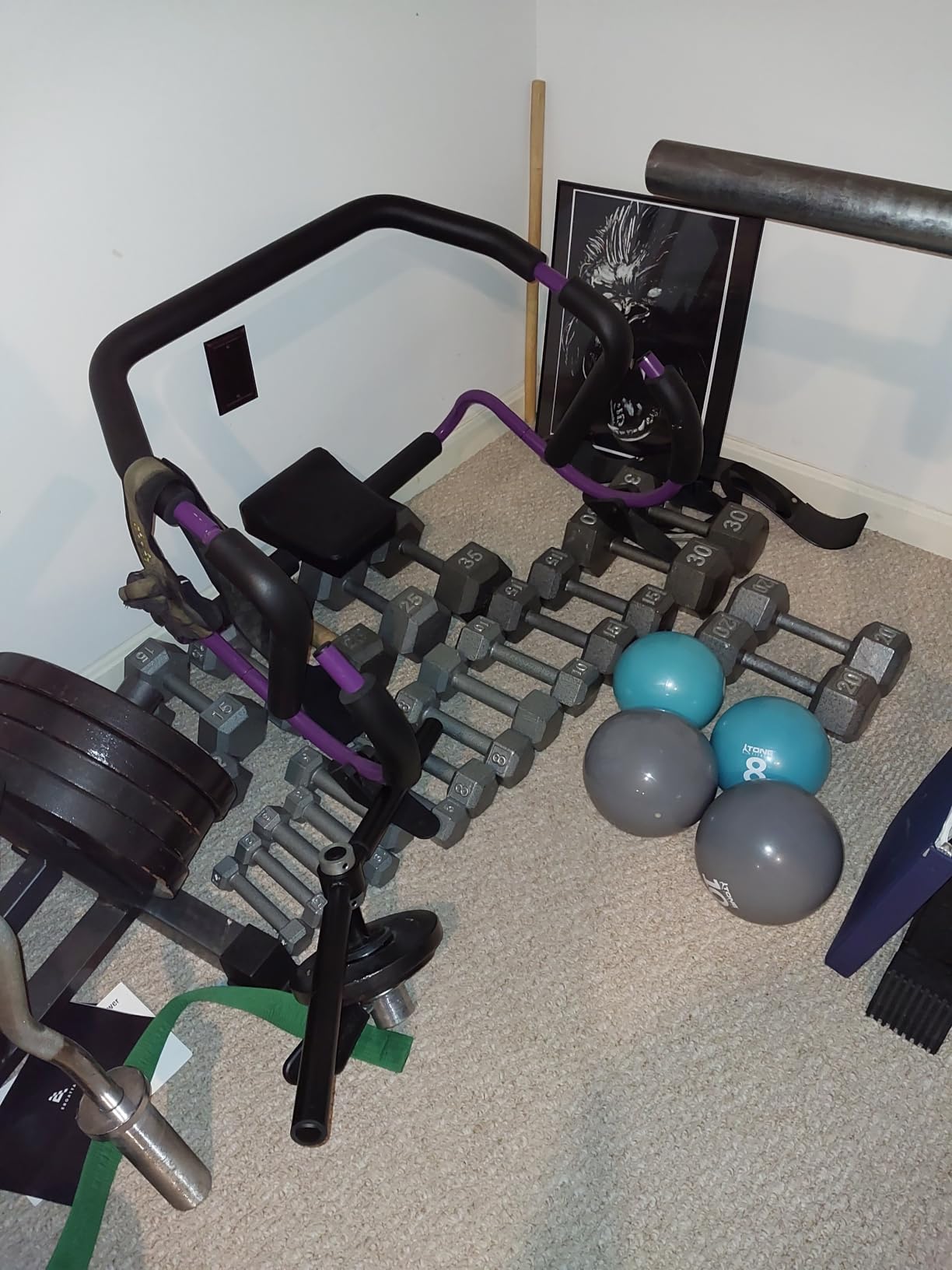 Marcy Weight Storage Organizer Racks for Dumbbells, Kettlebells, Weight Plates customer photo 2