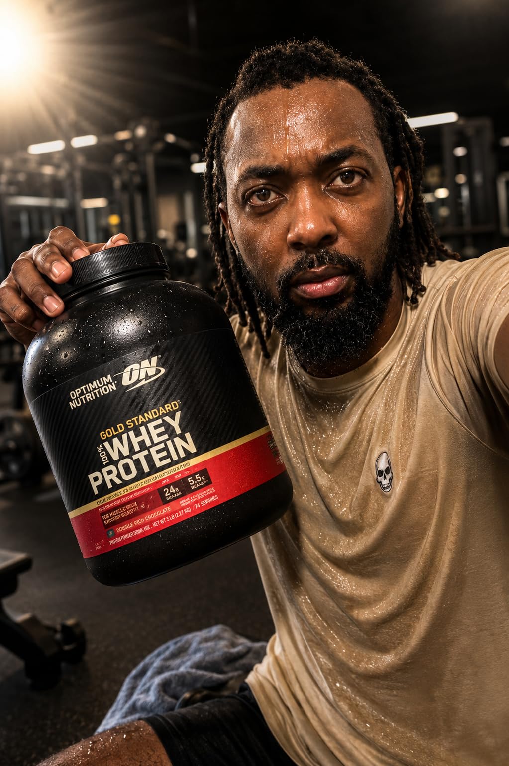 Optimum Nutrition Gold Standard 100% Whey Protein Powder, Vanilla Ice Cream, 2 Pound (Packaging May Vary) customer photo 2