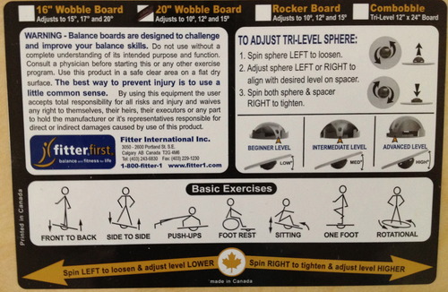 Fitterfirst Professional Balance Board customer photo 1