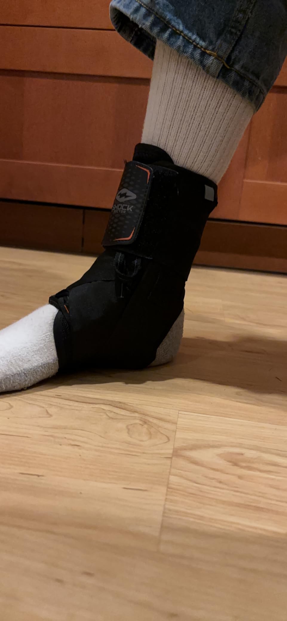 Shock Doctor Adult Ultra Wrap Lace Ankle Brace, Maximum Support, Adjustable Compression customer photo 1