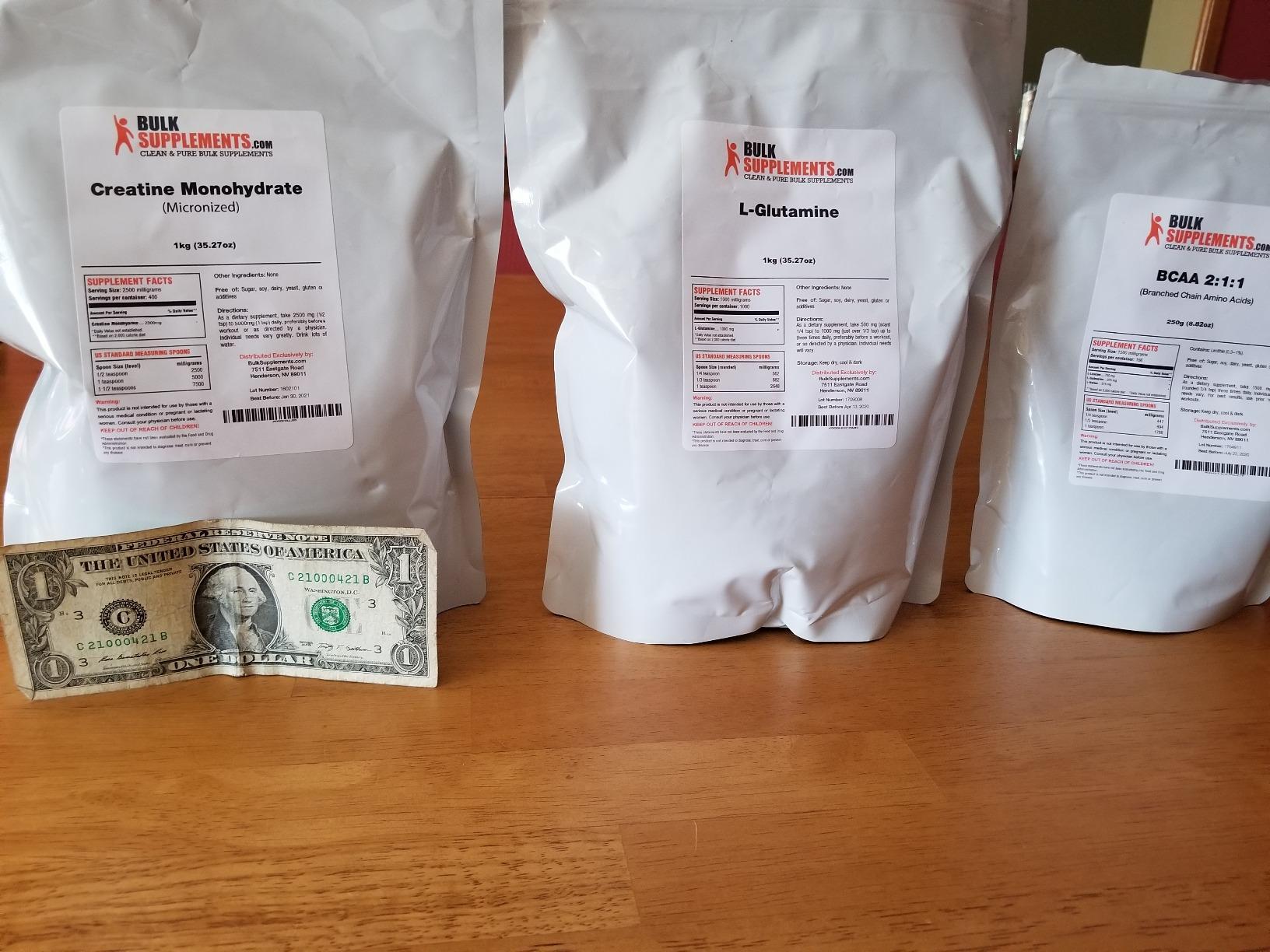BulkSupplements.com BCAA 2:1:1 Powder - Branched Chain Amino Acids, BCAAs Amino Acids Powder - Unflavored & Gluten Free, 1g per Serving, 500g (1.1 lbs) (Pack of 1) customer photo 1