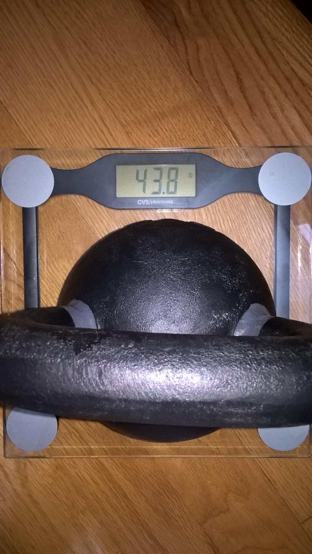 Cap Barbell Cast Iron Competition Kettlebell Weight customer photo 1
