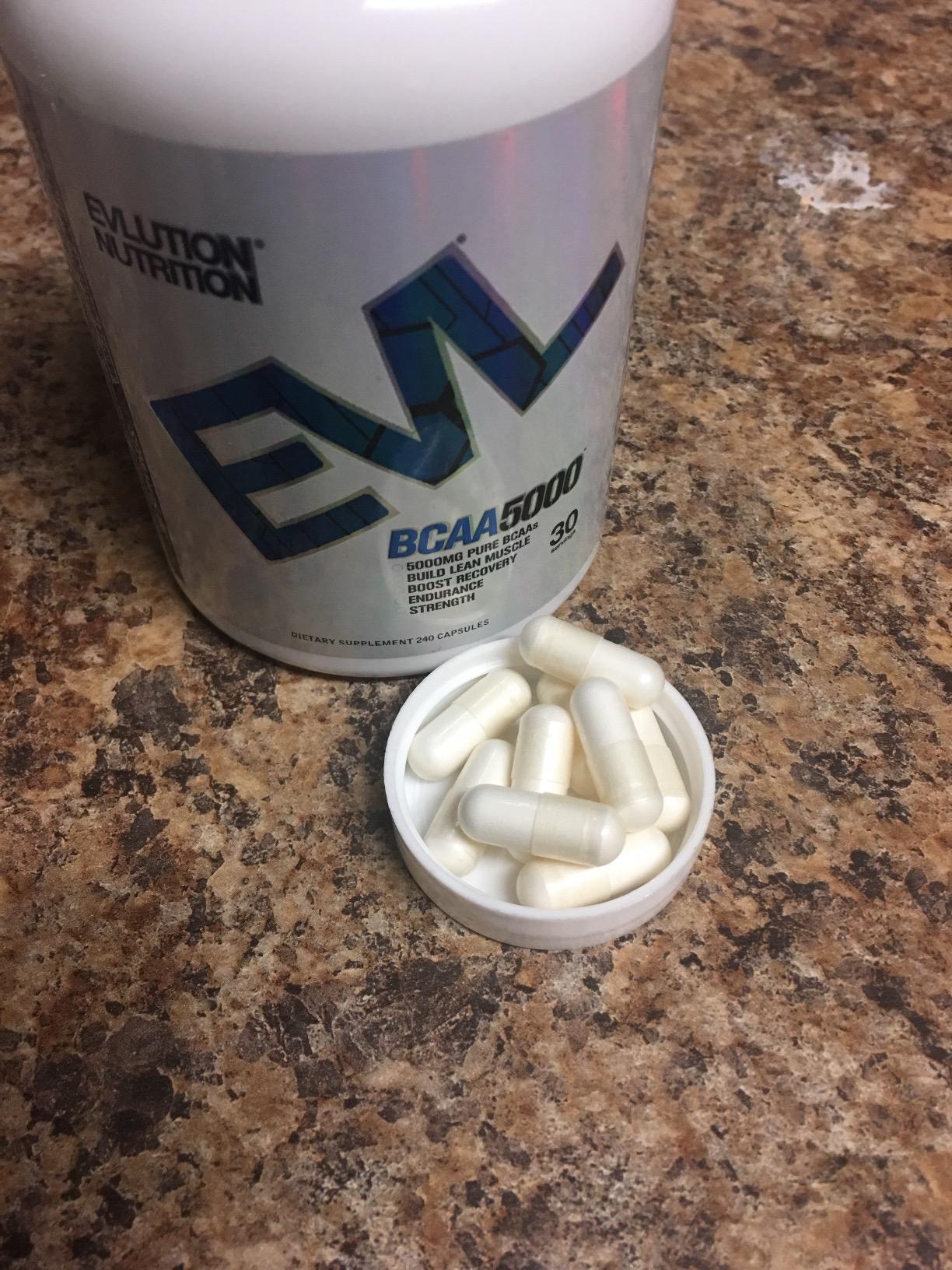 BCAAs Amino Acids Supplement for Men - EVL 2:1:1 5g BCAA Capsules for Post Workout Recovery and Lean Muscle Builder for Men - BCAA5000 Branched Chain Amino Acids Nutritional Supplement - 30 Servings | 2:1:1 5g BCAA Capsules for Post Workout Recovery & Lean Muscle Builder - Branched Chain Amino Acids Nutritional Supplement customer photo 2