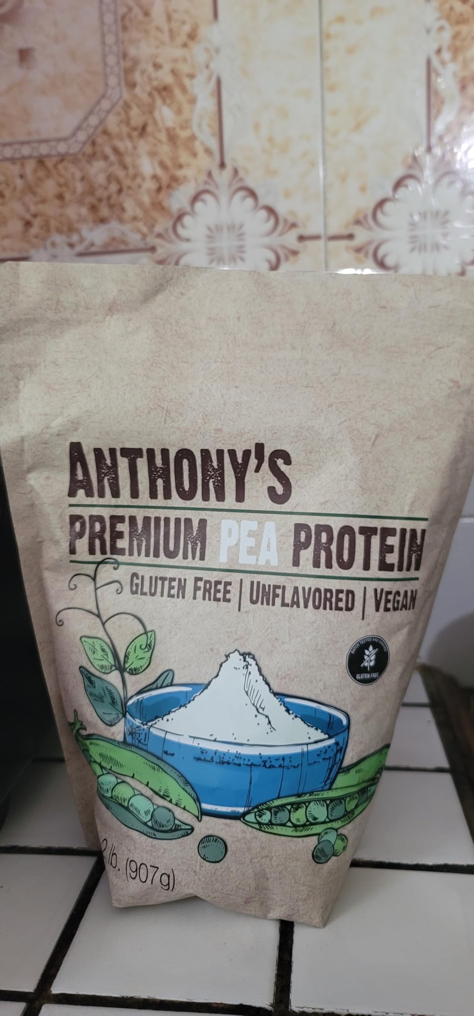 Anthony's Premium Pea Protein, 2 lb, Plant Based, Gluten Free, Unflavored, Vegan, Keto Friendly, Made from Peas customer photo 1