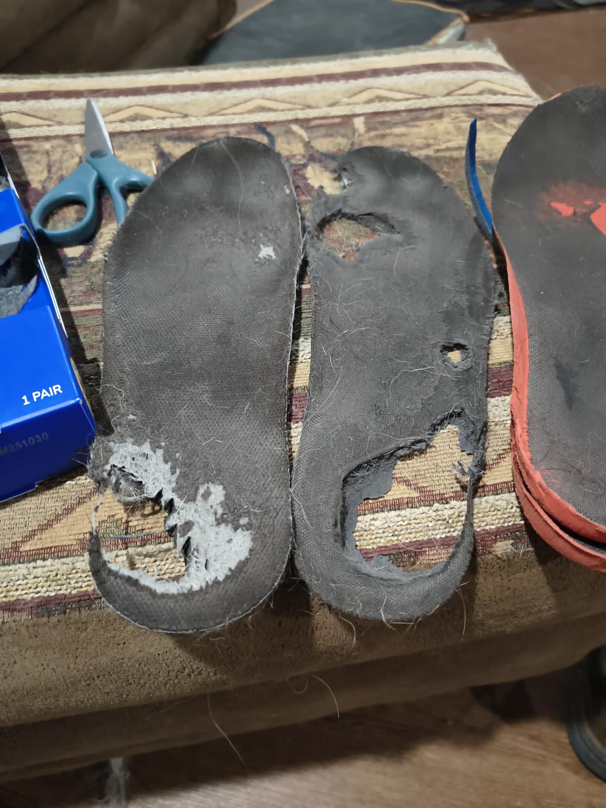 Dr. Scholl's Heavy Duty Support Insole Orthotics, Big & Tall, 200lbs+, Wide Feet, Shock Absorbing, Arch Support, Distributes Pressure, Trim to Fit Inserts, Work Boots & Shoes, Men Size 8-14, 1 Pair customer photo 2