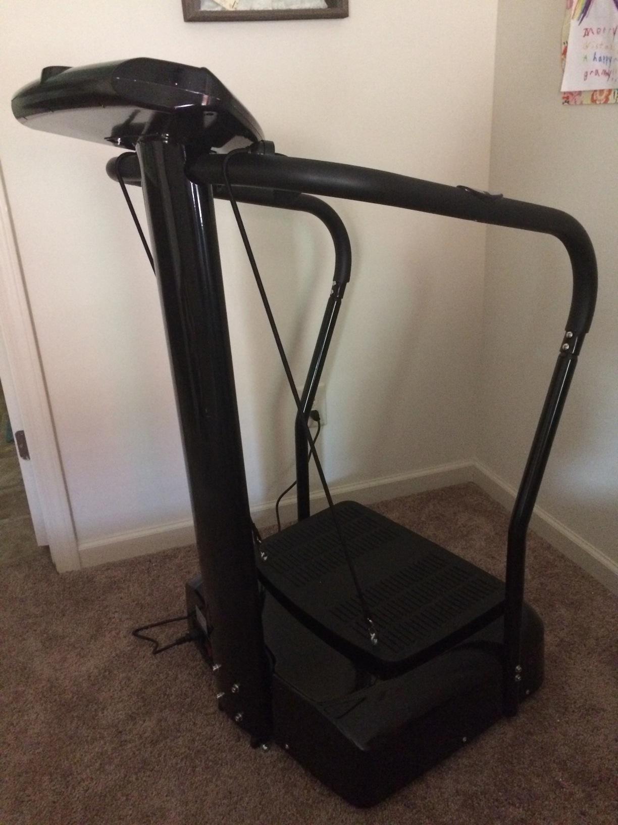 Axis-Plate Vibration Plate Whole Body Exercise Machine for Home Gym Fitness | Multi-speed platform supports lymphatic drainage, recovery, muscle toning, weight loss, balance, and low-impact training customer photo 2