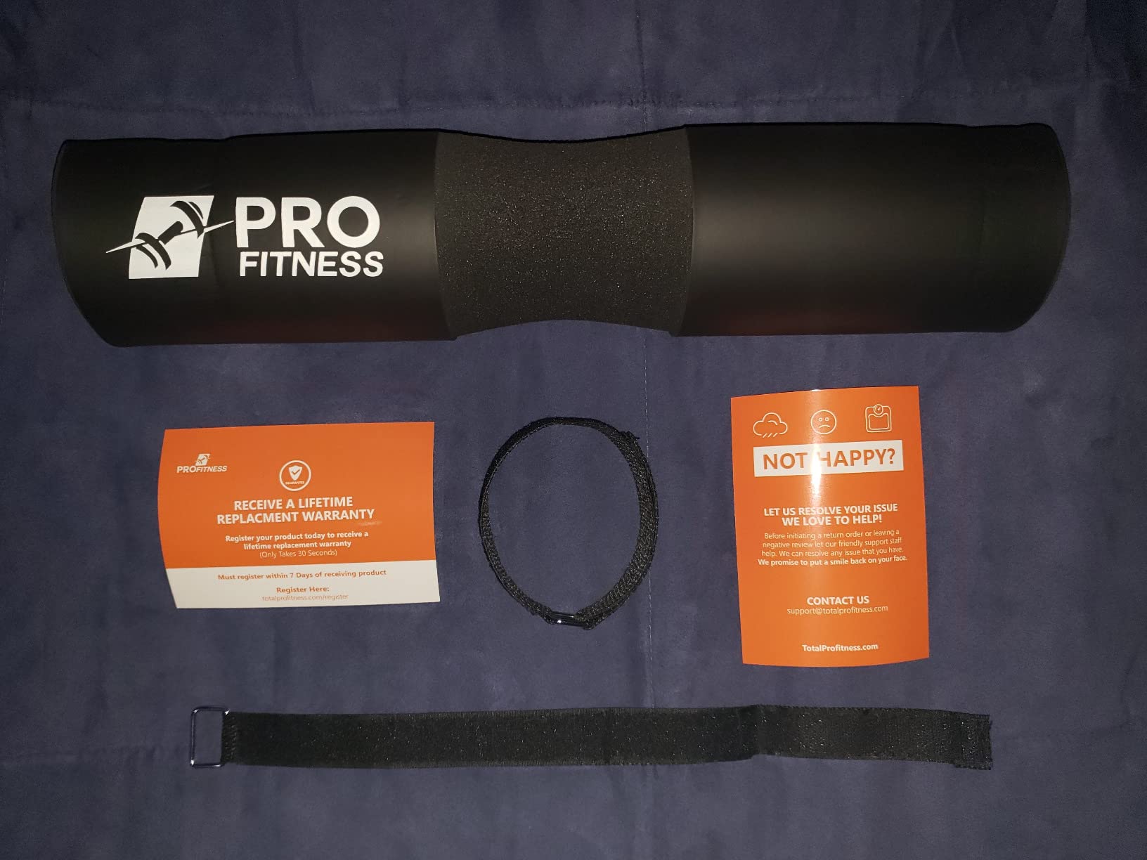 ProFitness Barbell Pad, Hip Thrust Pad - Bar Pad for Squats, Lunges & Hip Thrusts - Barbell Cushion Squat Pad For Olympic or Standard Bars customer photo 2