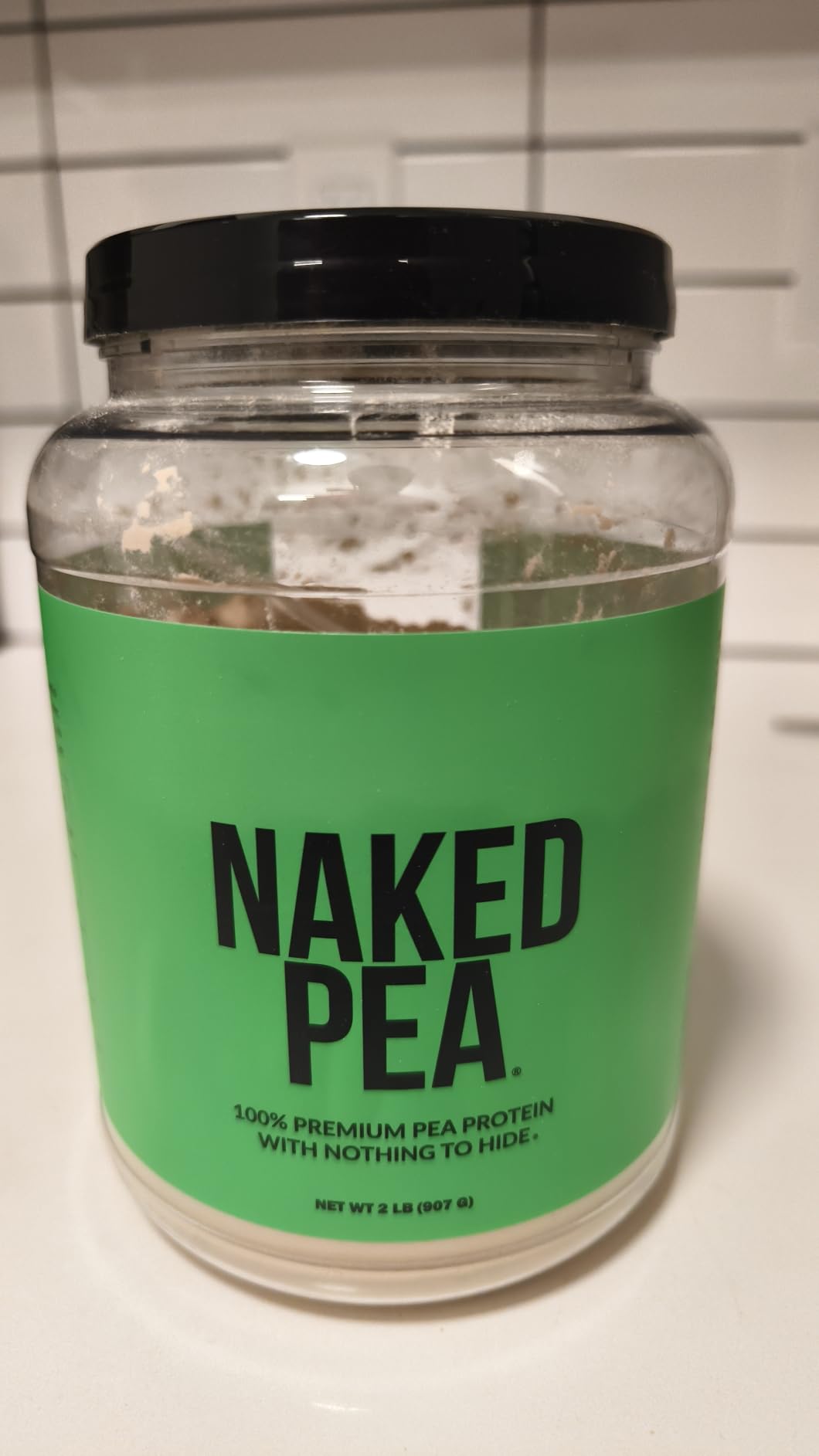 NAKED Pea - Pea Protein Isolate - Plant Based, Vegetarian & Vegan Protein. NSF Certified, Easy to Digest, Non-GMO, No Lactose, No Soy and Gluten Free - 15 Servings customer photo 1