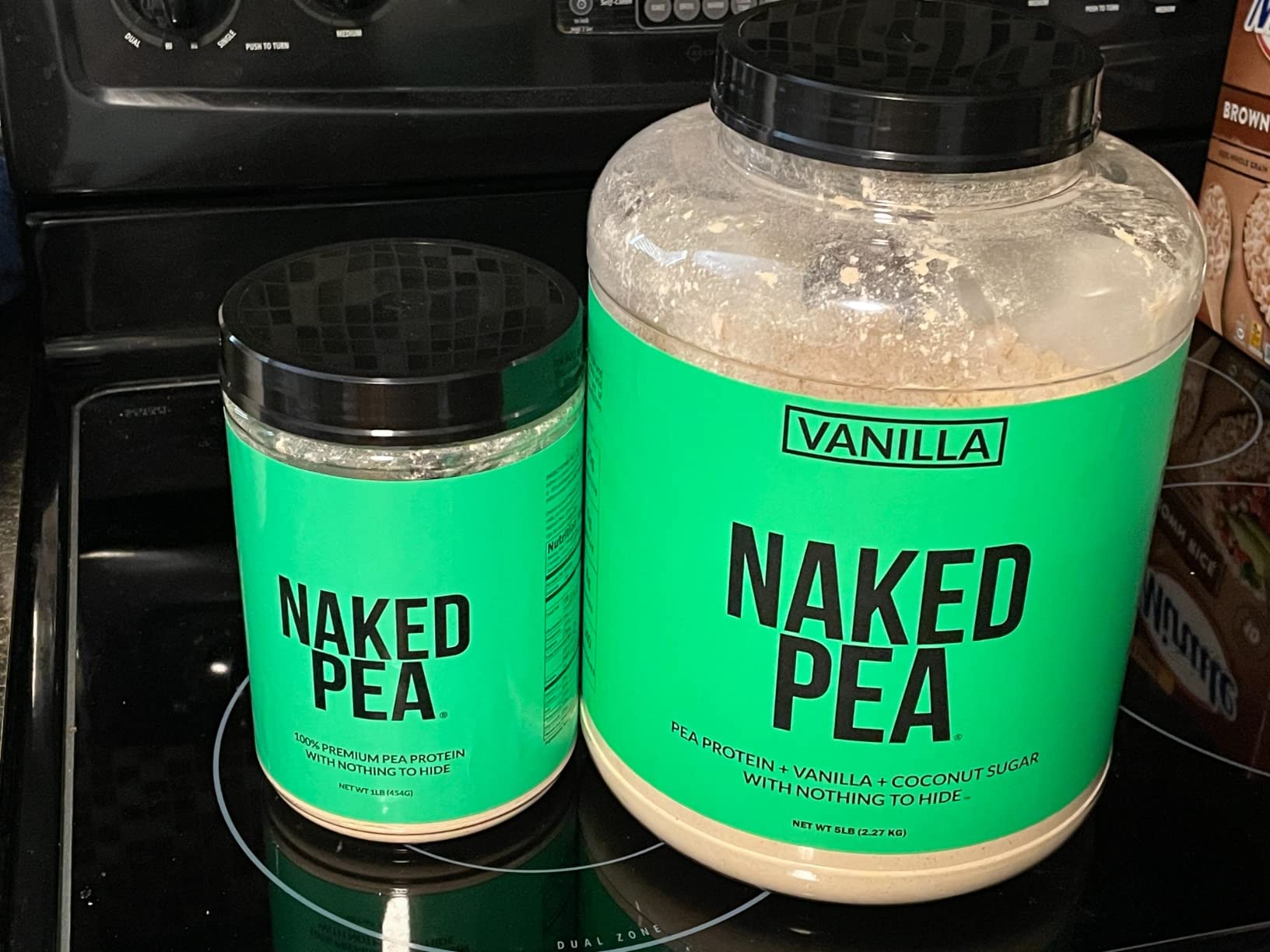 NAKED Pea - Pea Protein Isolate - Plant Based, Vegetarian & Vegan Protein. NSF Certified, Easy to Digest, Non-GMO, No Lactose, No Soy and Gluten Free - 15 Servings customer photo 2