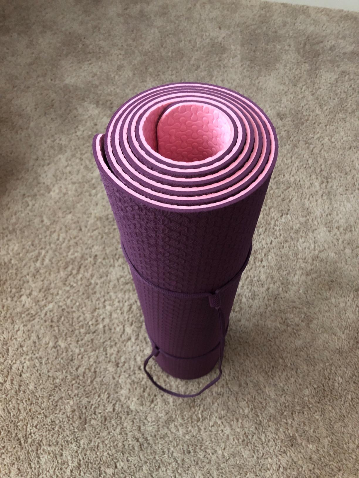 IUGA Yoga Mat Thick Non Slip Anti-tear Pilates Mat Eco Friendly Hot Yoga Mat (72