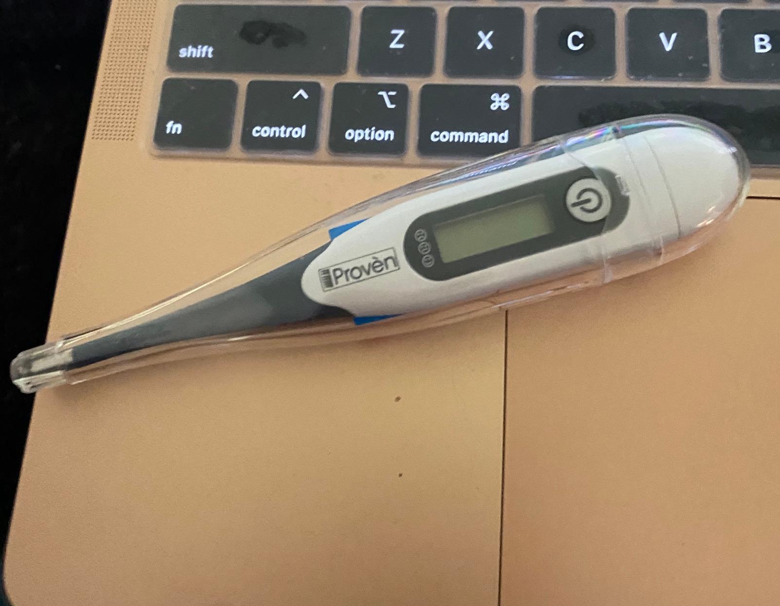 iProven Oral Thermometer, Measures in 10 seconds with flexible tip and fever alarm, Digital Medical Thermometer for adults, kids and toddlers customer photo 1