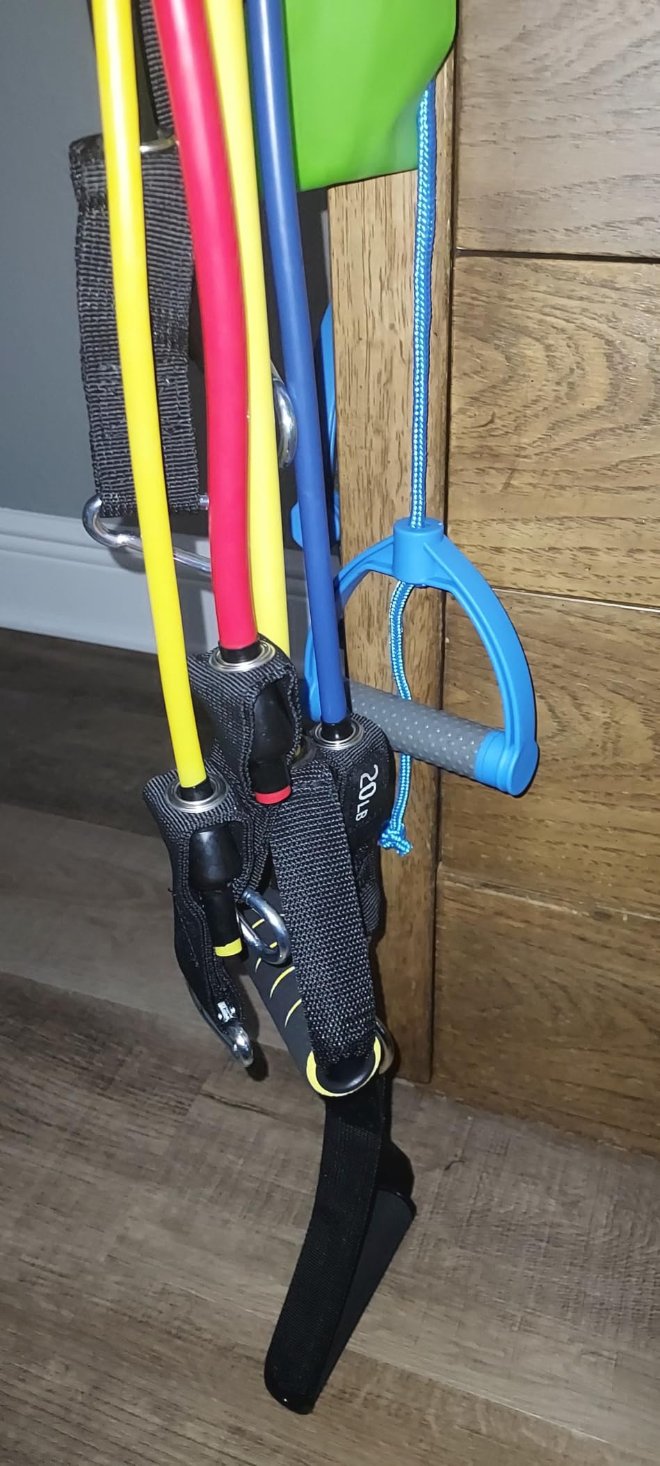 WHATAFIT Resistance Bands with Handles, 5-Level Exercise Bands for Workout customer photo 1
