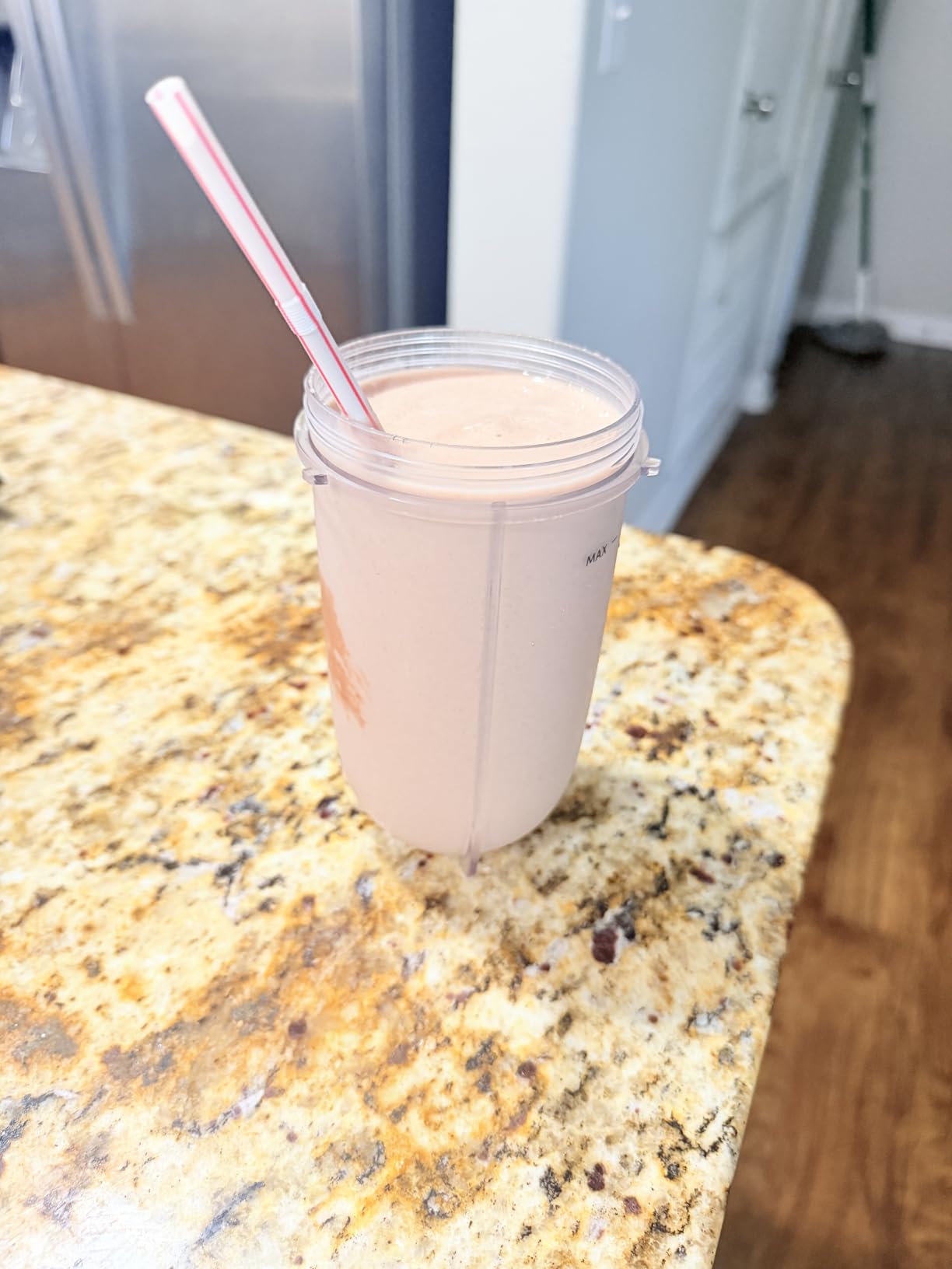 TrueFit Grass-Fed Whey Protein Powder + Fiber & Probiotics, Chocolate Shake, 25g Protein Meal Replacement customer photo 1