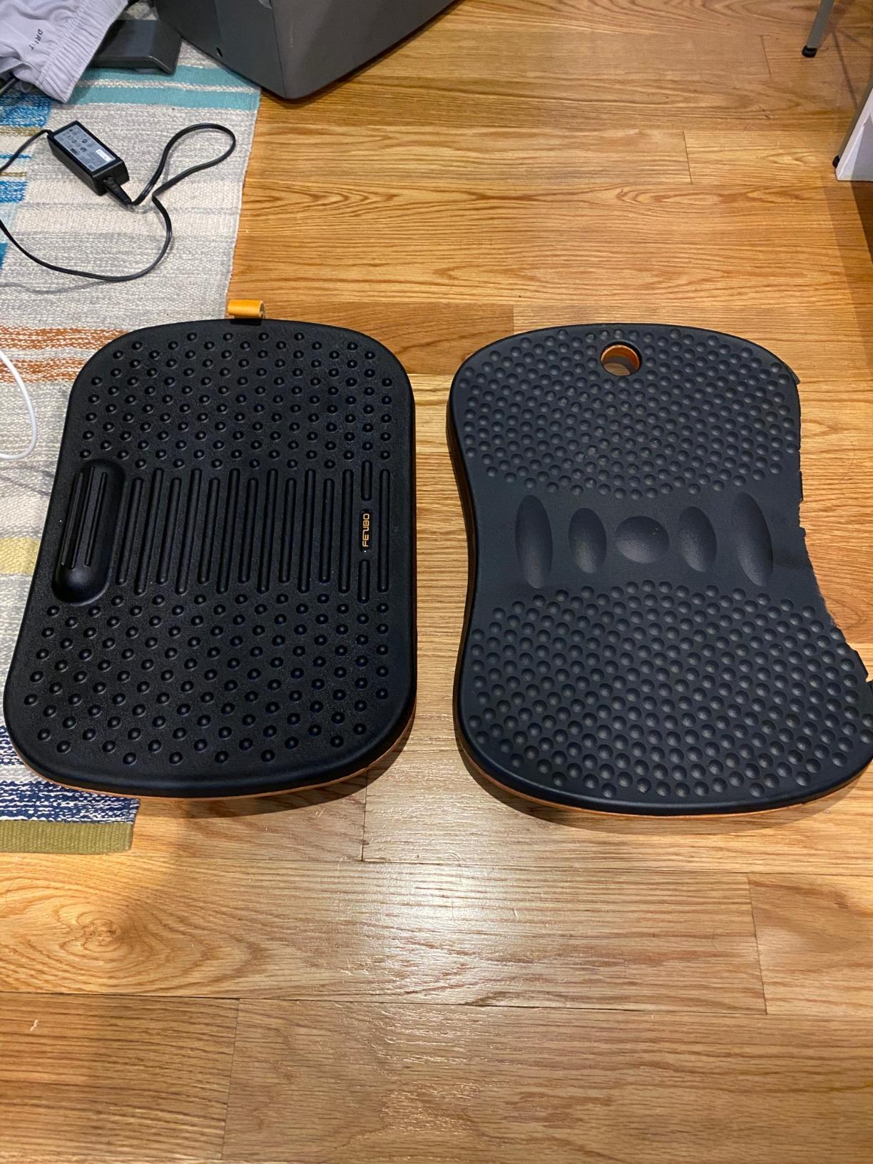 FEZIBO Standing Desk Mat Balance Board, Anti Fatigue Mat Standing Desk Office, Wobble Board with Ergonomic Design customer photo 1
