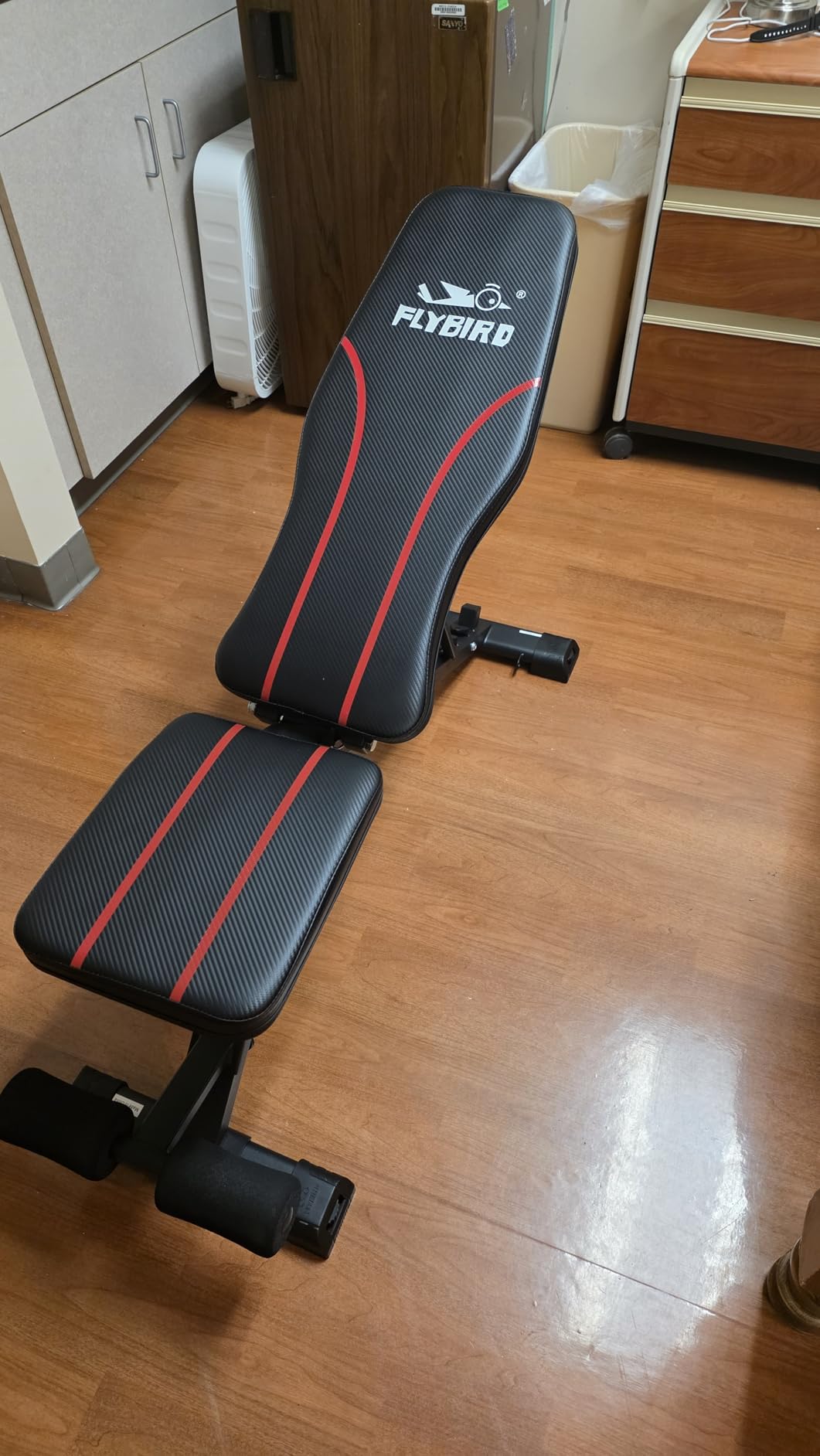 FLYBIRD Adjustable Weight Bench, Full Body Workout Bench for Home Gym customer photo 2