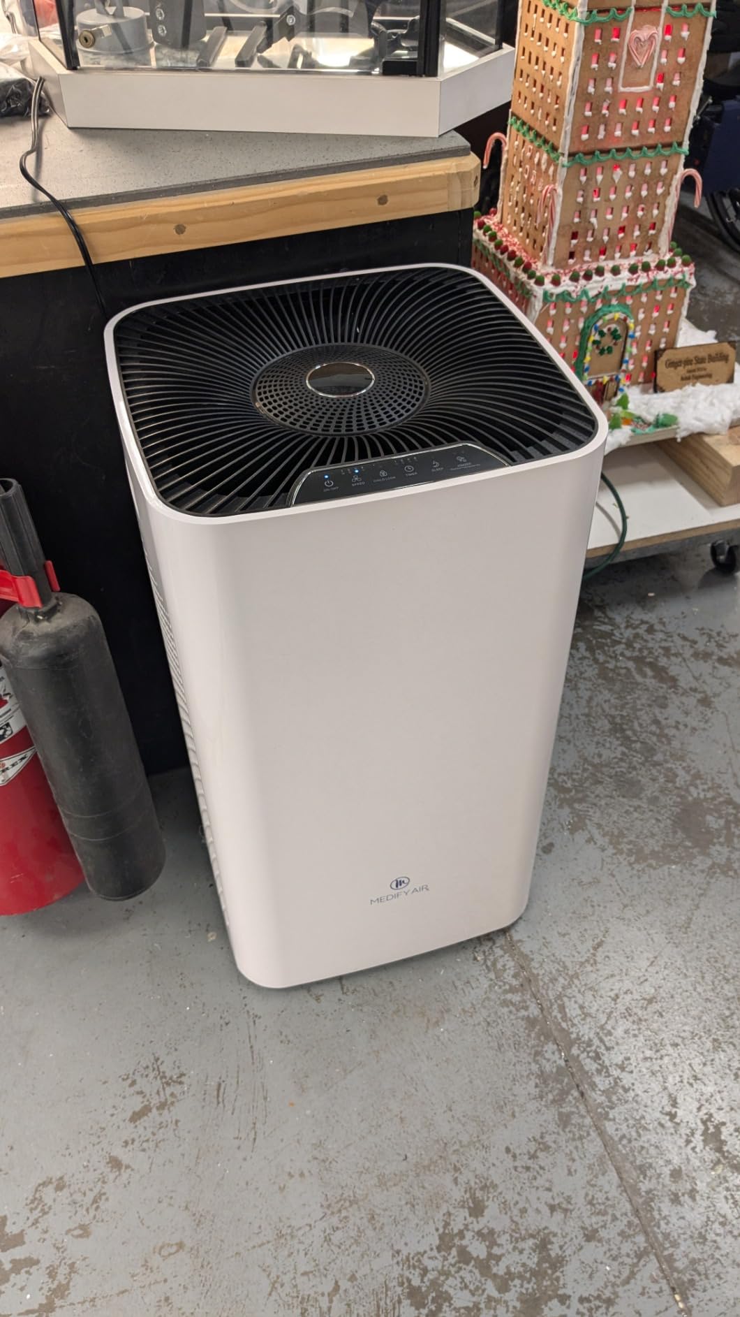 Medify MA-40 Air Purifier with True HEPA H13 Filter | 1,793 ft² Coverage in 1hr for Smoke, Wildfires, Odors, Pollen, Pets | Quiet 99.9% Removal to 0.1 Microns | White, 1-Pack customer photo 2