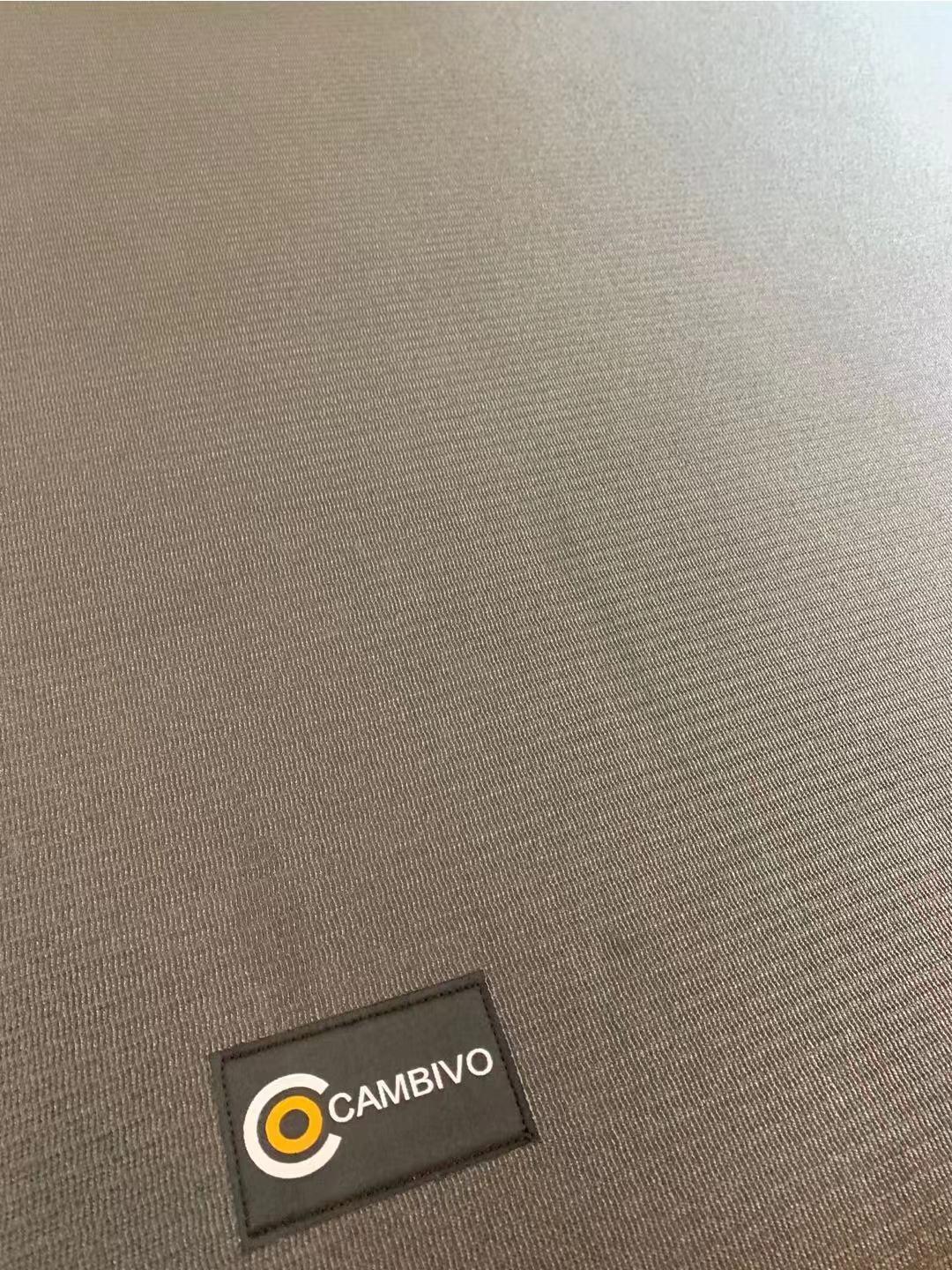 CAMBIVO 8'x6'/7'x5'/6'x4' Large Exercise Mat Workout Mat for Home Gym, 7mm | High-density PVC, cushioned surface, non-slip bottom, for jump rope and weights, floor protection, easy to store customer photo 2