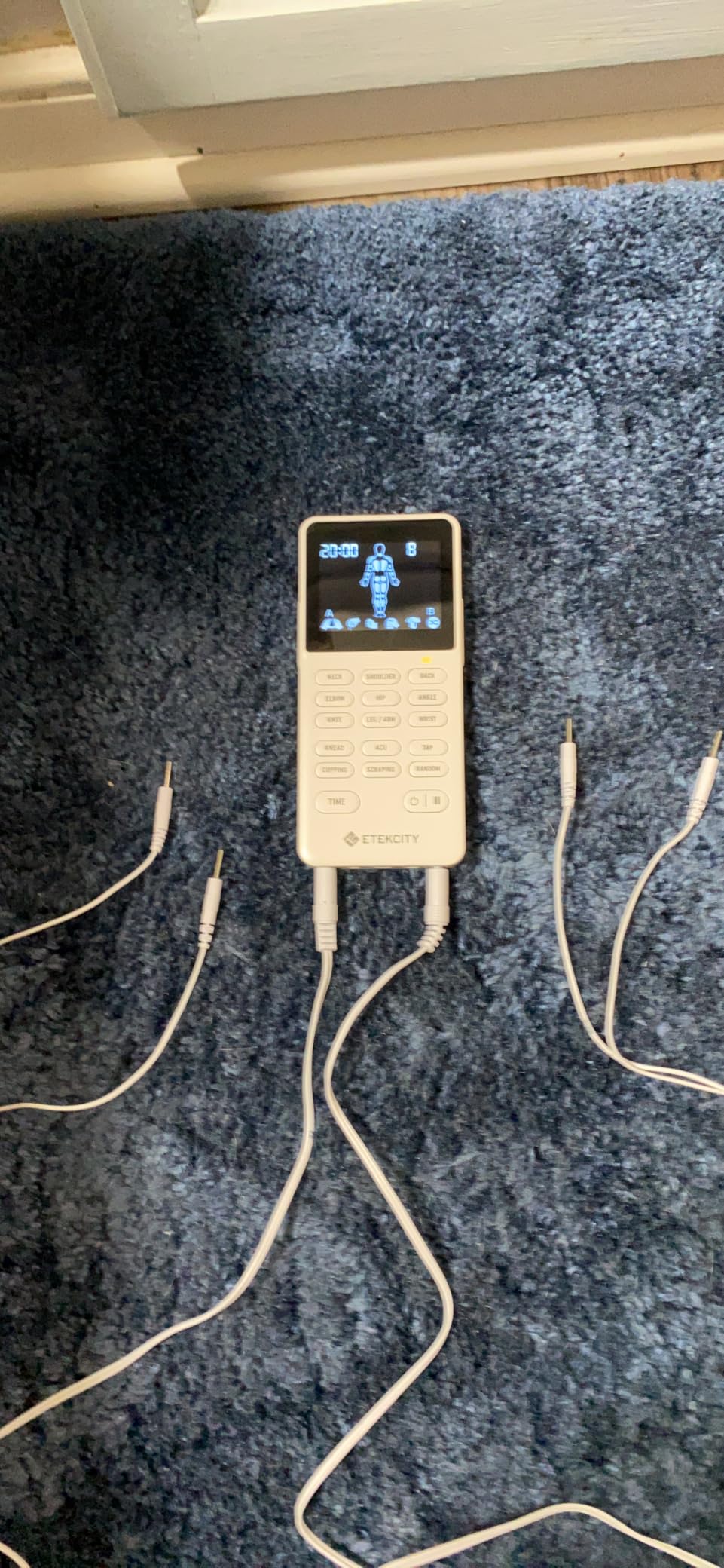 4-Channel Rechargeable TENS Unit, Muscle Stimulator, FSA | HSA Eligible, Pain Relief, After-Exercise Relaxation, Physical Therapy, Back, Neck, Shoulder, Sciatica, Period Cramps customer photo 1