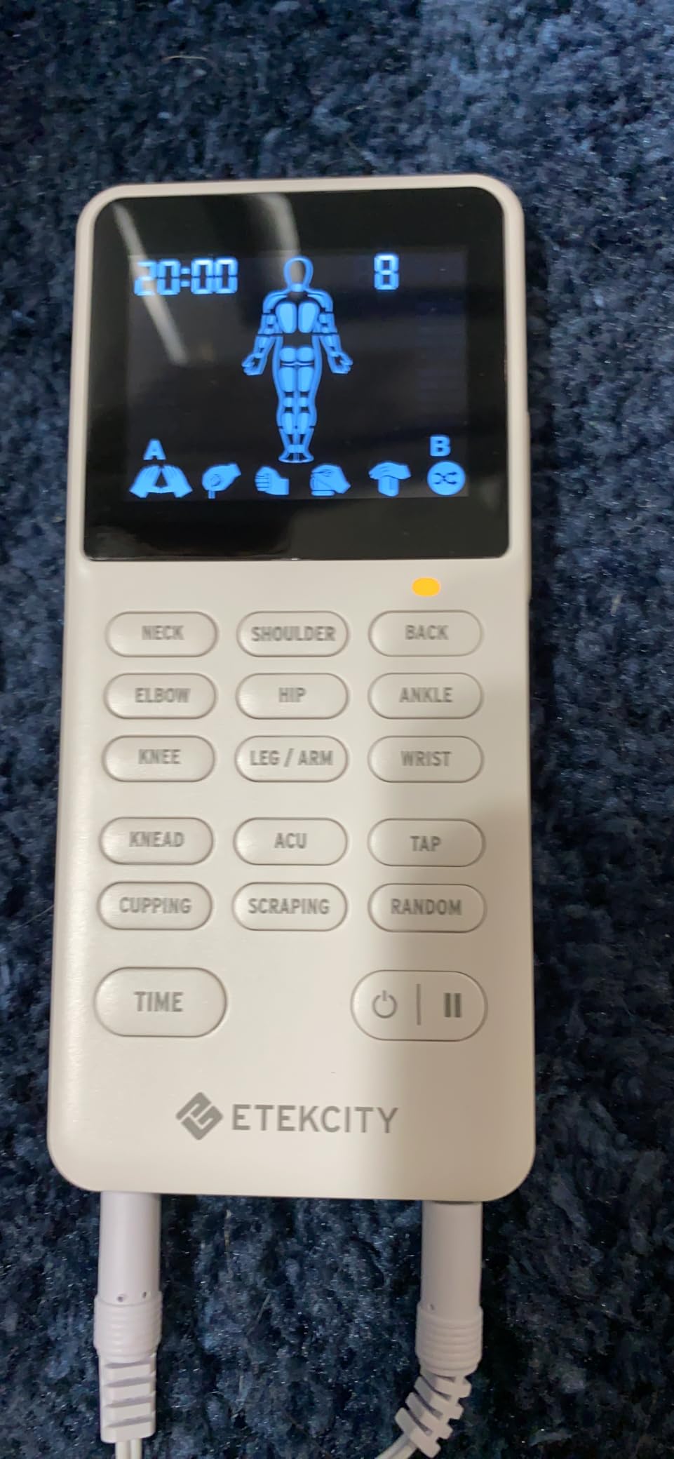 4-Channel Rechargeable TENS Unit, Muscle Stimulator, FSA | HSA Eligible, Pain Relief, After-Exercise Relaxation, Physical Therapy, Back, Neck, Shoulder, Sciatica, Period Cramps customer photo 2