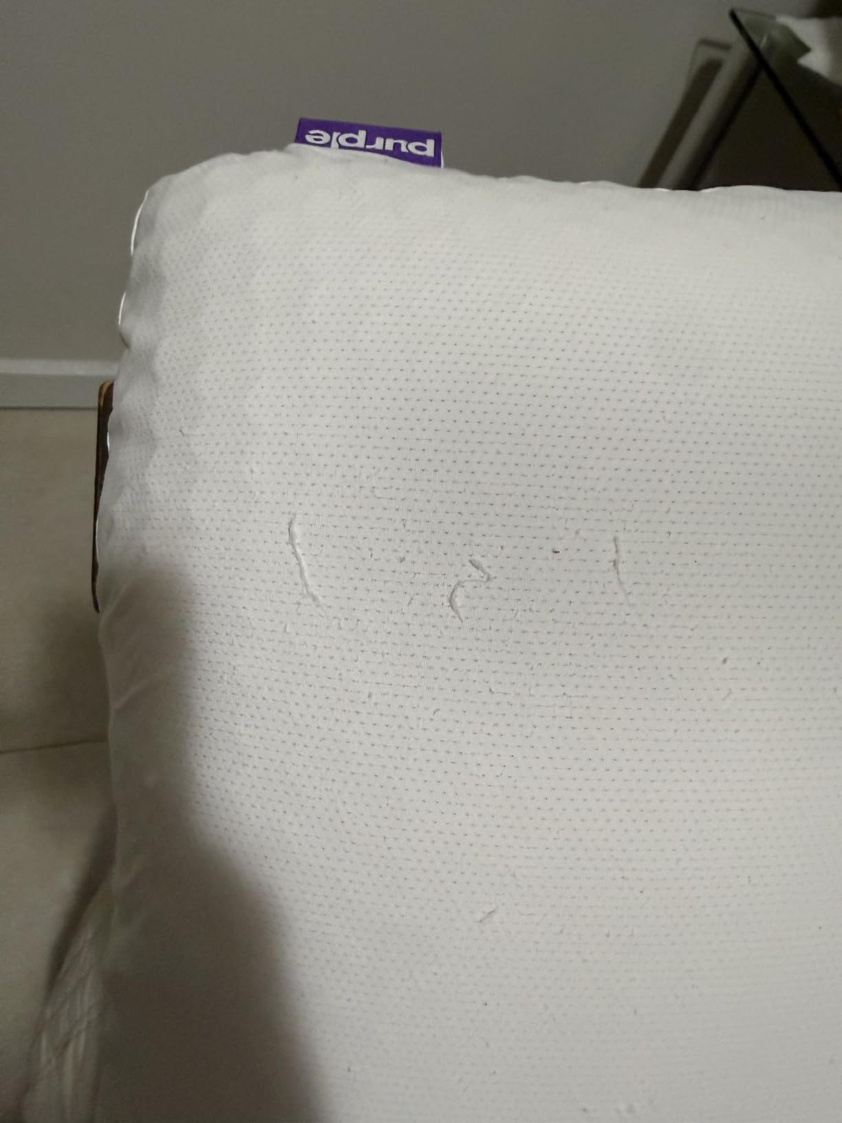 Purple Harmony Pillow - Medium Loft, Standard Size - Cooling Gel Neck and Side Sleeper Pillow, Weightless Medium Feel, GelFlex Grid and Talalay Latex Foam for Pressure-Relieving Support customer photo 1
