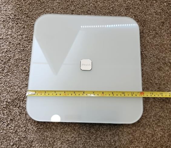 iHealth Nexus Smart Scale for Body Weight Bluetooth, Digital Bathroom Scale Body Fat and Muscle, Body Composition Monitor Health Analyzer for BMI Compatible for iOS & Android Accurate to 0.1lb-White customer photo 2