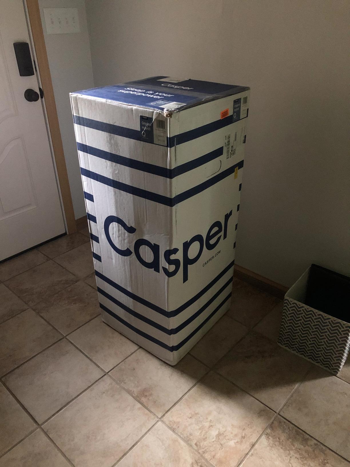 Casper Sleep Original Hybrid King Mattress - Medium Feel with Zoned Support - Motion Isolation - Breathable, Cooling Memory Foam - 100-Night Trial - CertiPUR-US customer photo 1