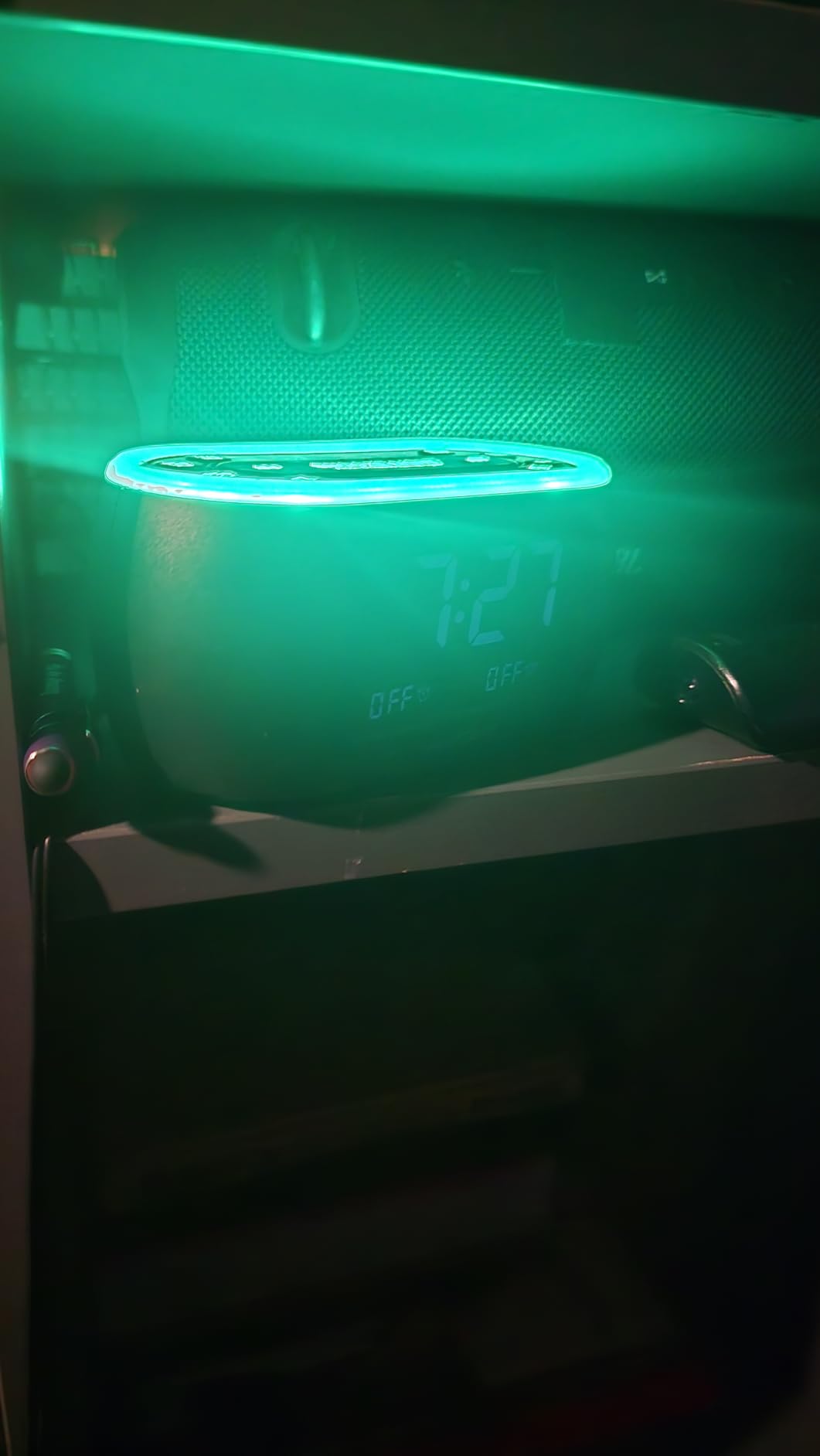 HOUSBAY Digital Alarm Clock Radio for Bedrooms with Night Light | Phone-Free Wake-Up with Dual Alarm, FM Radio for Favorite Stations, Small Radio Clock for Bedside, Battery Backup customer photo 1