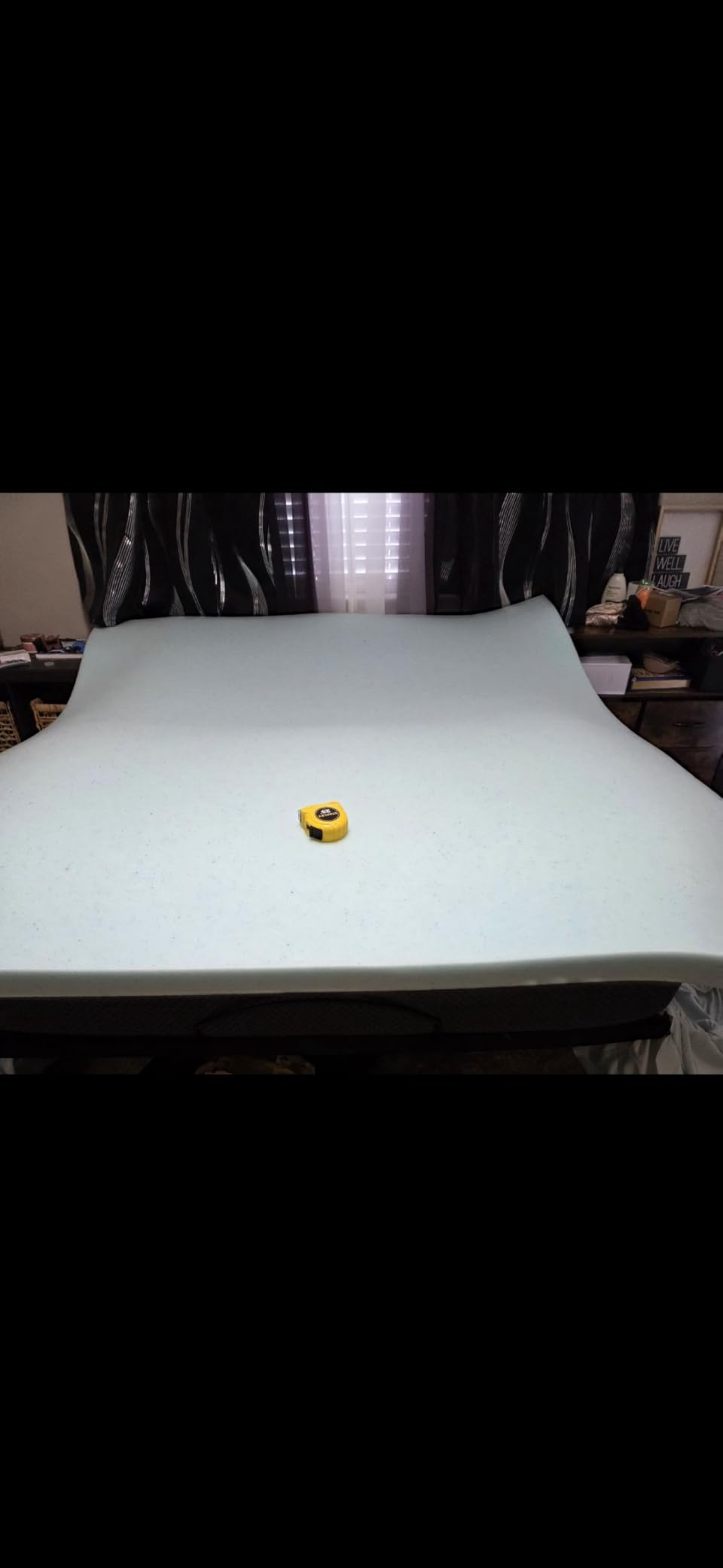 Serta ThermaGel Cooling, Pressure-Relieving Memory Foam Mattress Topper, 3 Inch, Queen customer photo 2