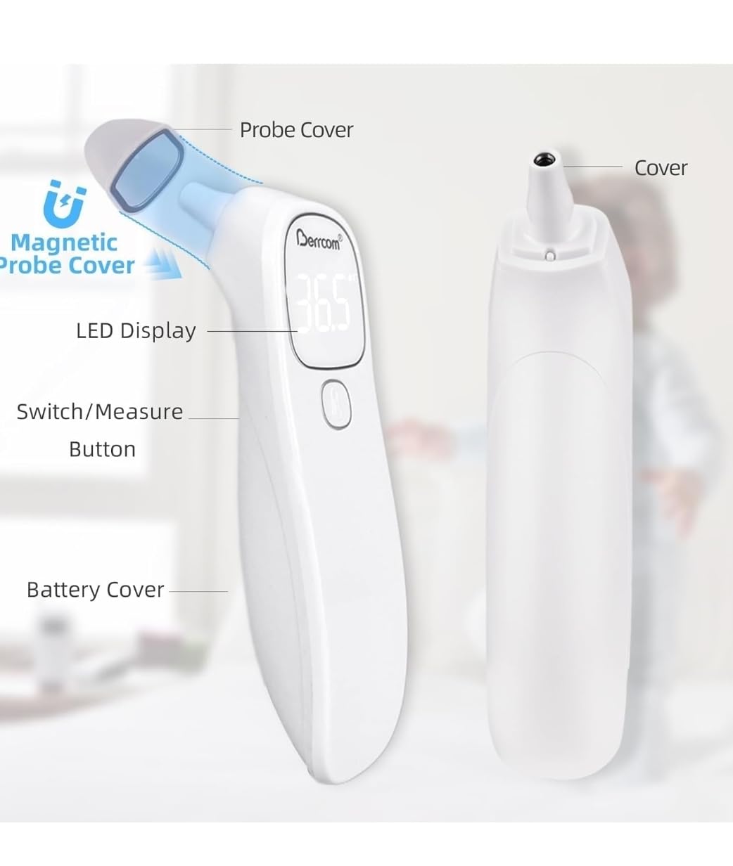 Berrcom Digital Non Contact Infrared Forehead Thermometer Contactless Thermometer 3 in 1 for Kids Infant Adult Fever Check Thermometer Temperature Gun customer photo 2