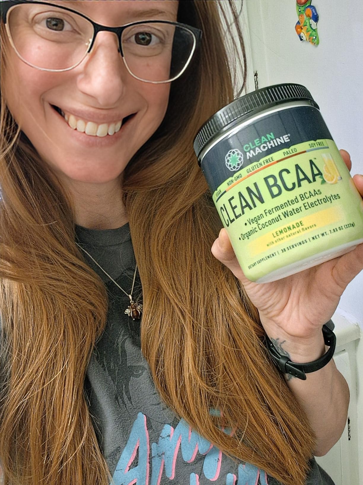 Clean BCAA 2:1:1 BCAAs Powder & Coconut Water, Lemonade, 30 Servings | Food Sourced, Electrolytes Recovery, Vegan, Award Winning customer photo 1