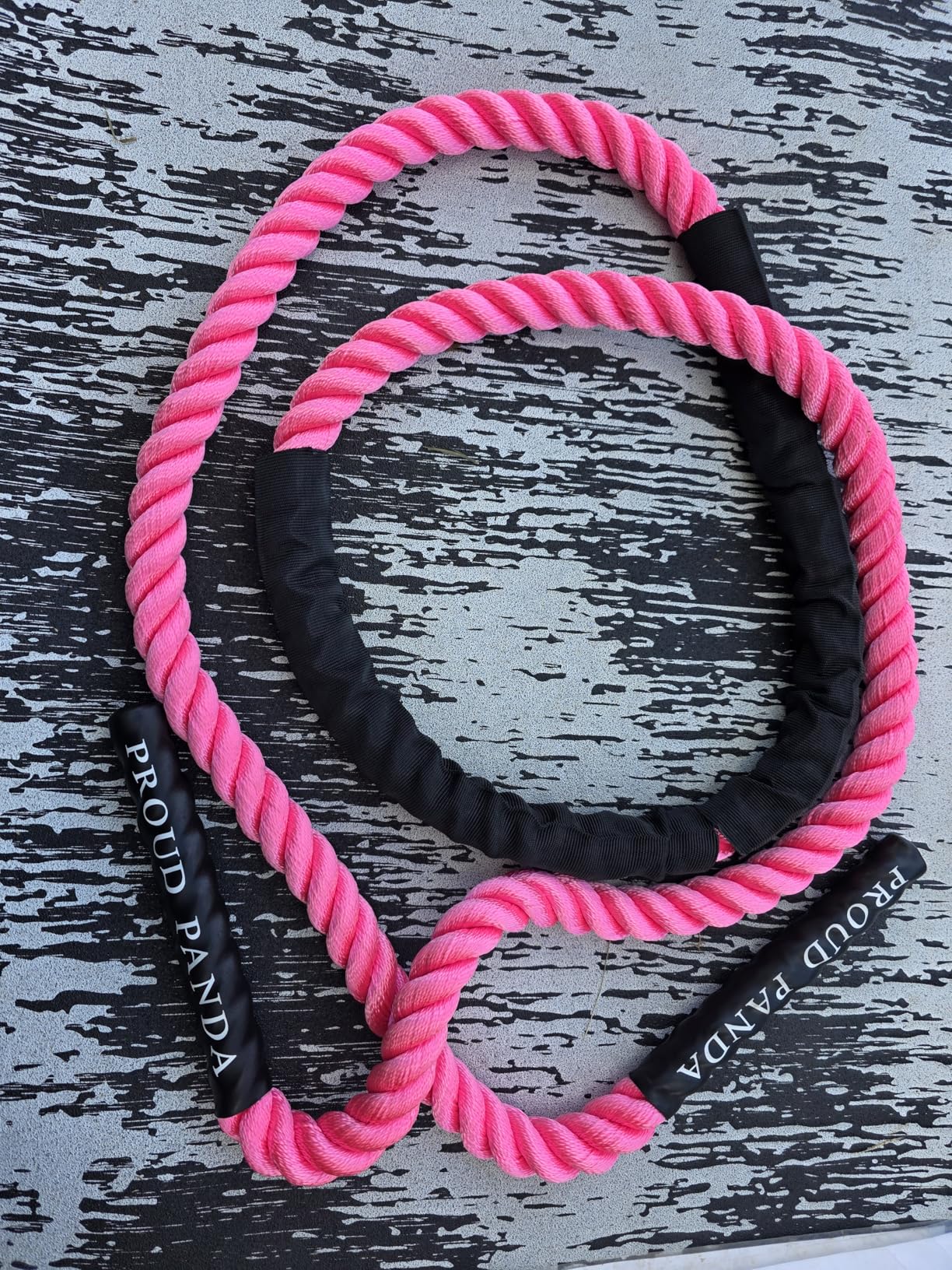 Heavy Jump Ropes for Fitness 2LB/3LB/5LB, Weighted Adult Skipping Rope Exercise Battle Ropes for Men & Women, Total Body Workouts, Power Training in Gym to Improve Strength and Building Muscle customer photo 1