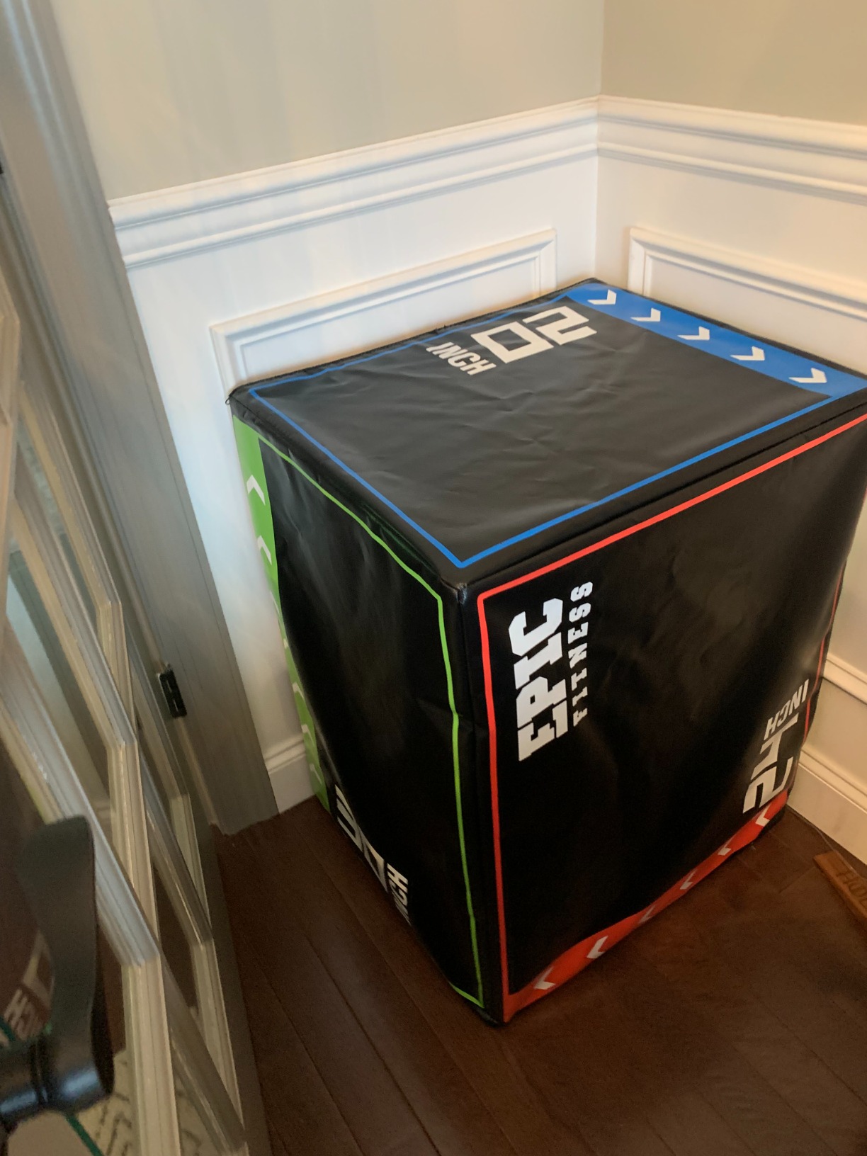 3-in-1 Foam Plyometric Jump Box - High-Density EPE Foam Core - Non-Slip & Easy-to-Clean PVC Leather Cover - Box Height: 20