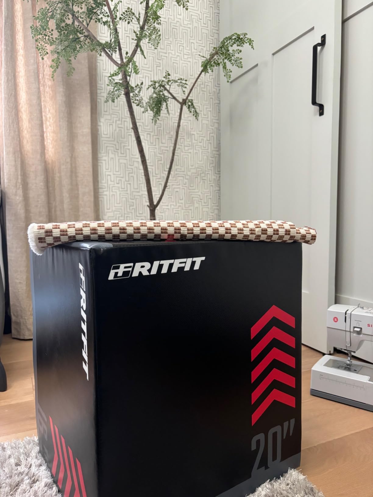 RitFit 3 in 1 Extra Firm Soft Plyo Box Foam Plyometric Box-30
