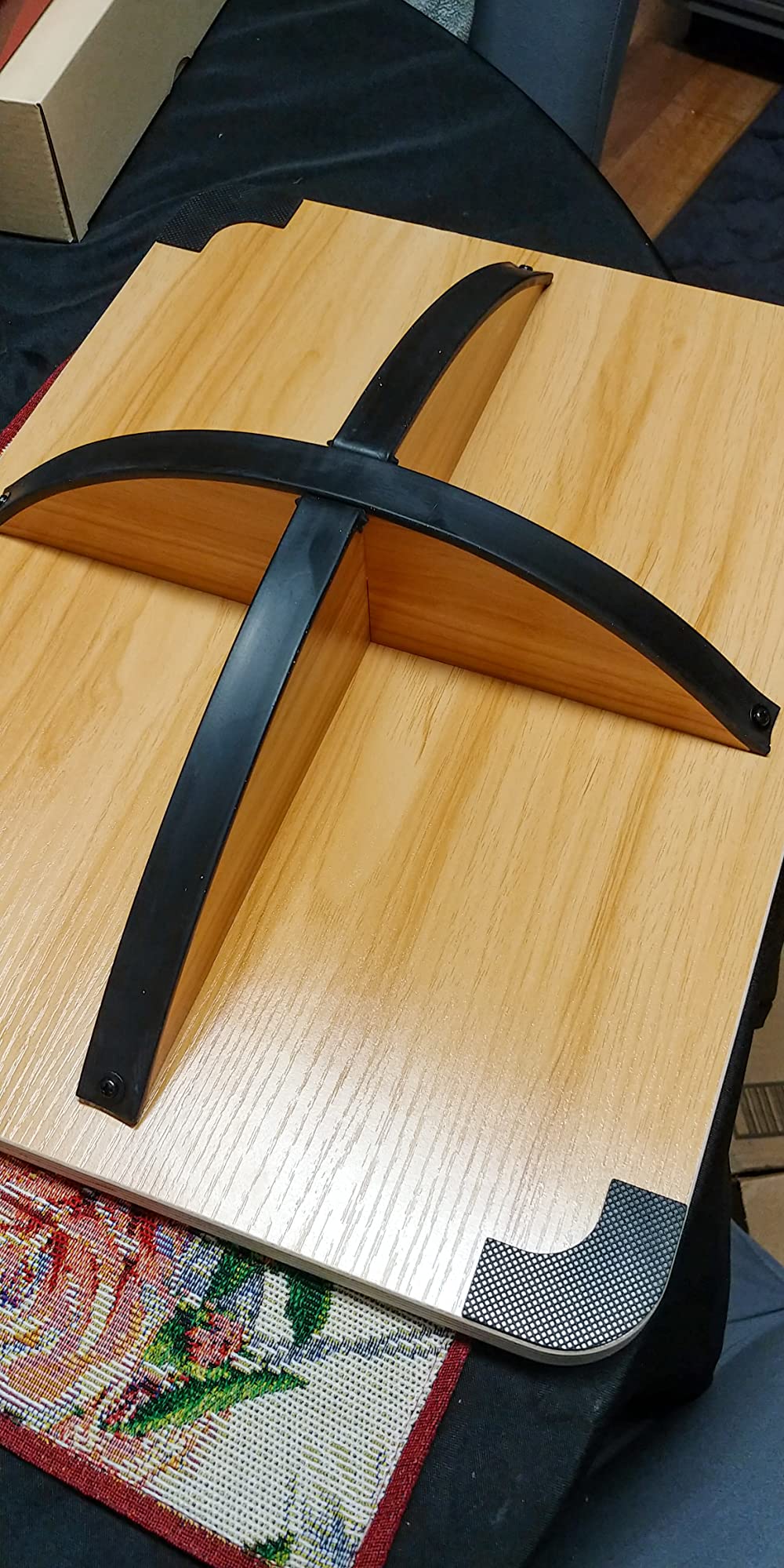 StrongTek Wooden Balance Board with 2 Difficulty Options, Basic Rocker and Advanced 360 Wobble Board customer photo 1