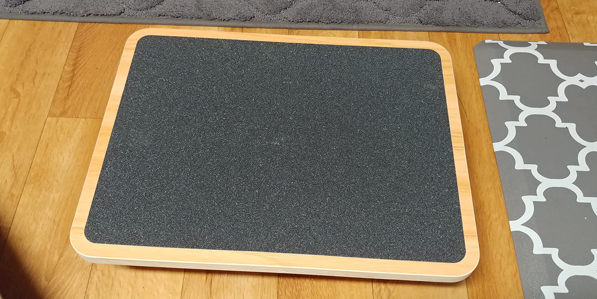 StrongTek Wooden Balance Board with 2 Difficulty Options, Basic Rocker and Advanced 360 Wobble Board customer photo 2