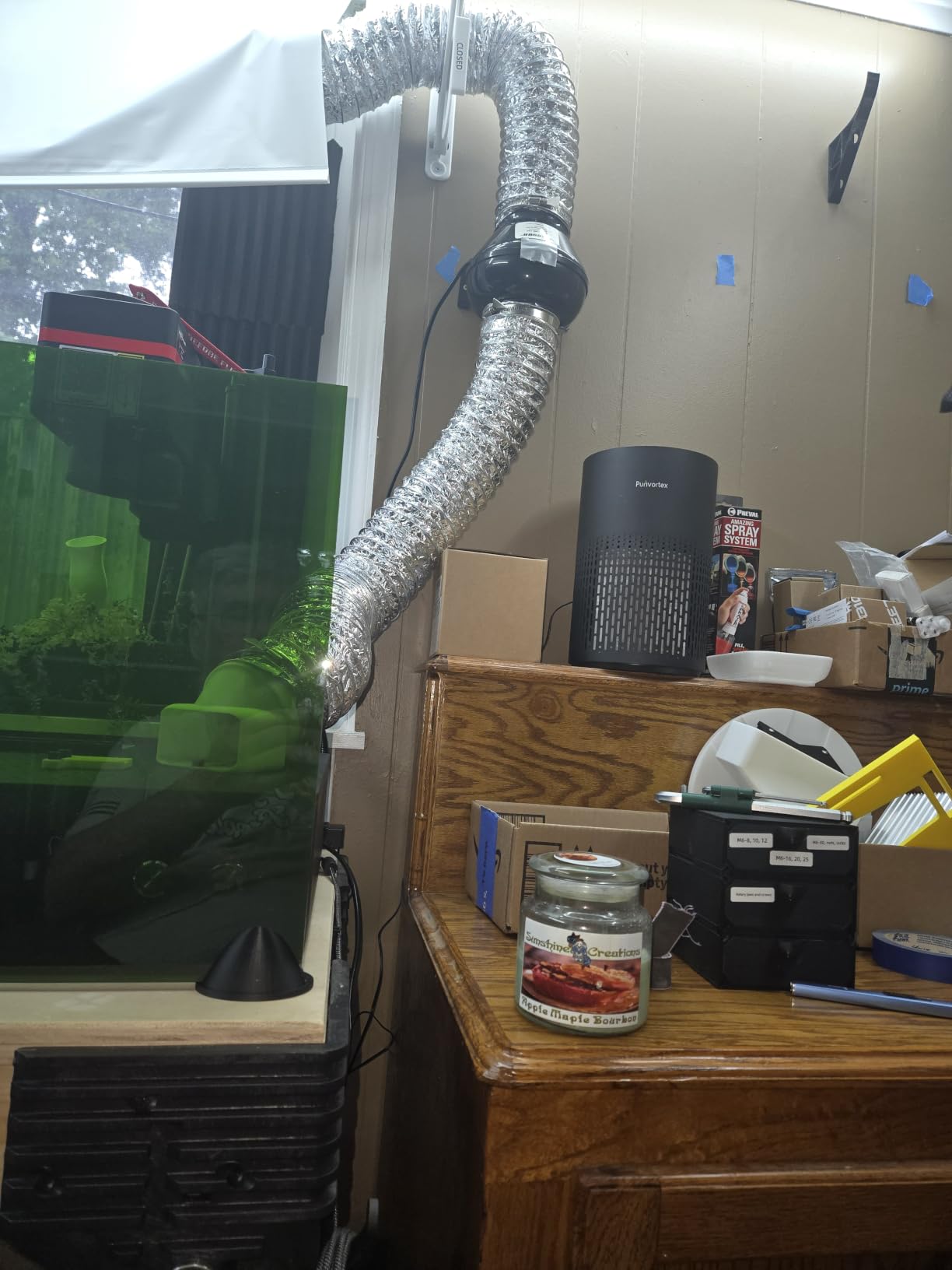 Purivortex Air Purifiers for Bedroom, Covers Up to 880 Sq Ft, PX500 Black, HEPA Filter for Pollen, Smoke, Dust, Pet Dander customer photo 1