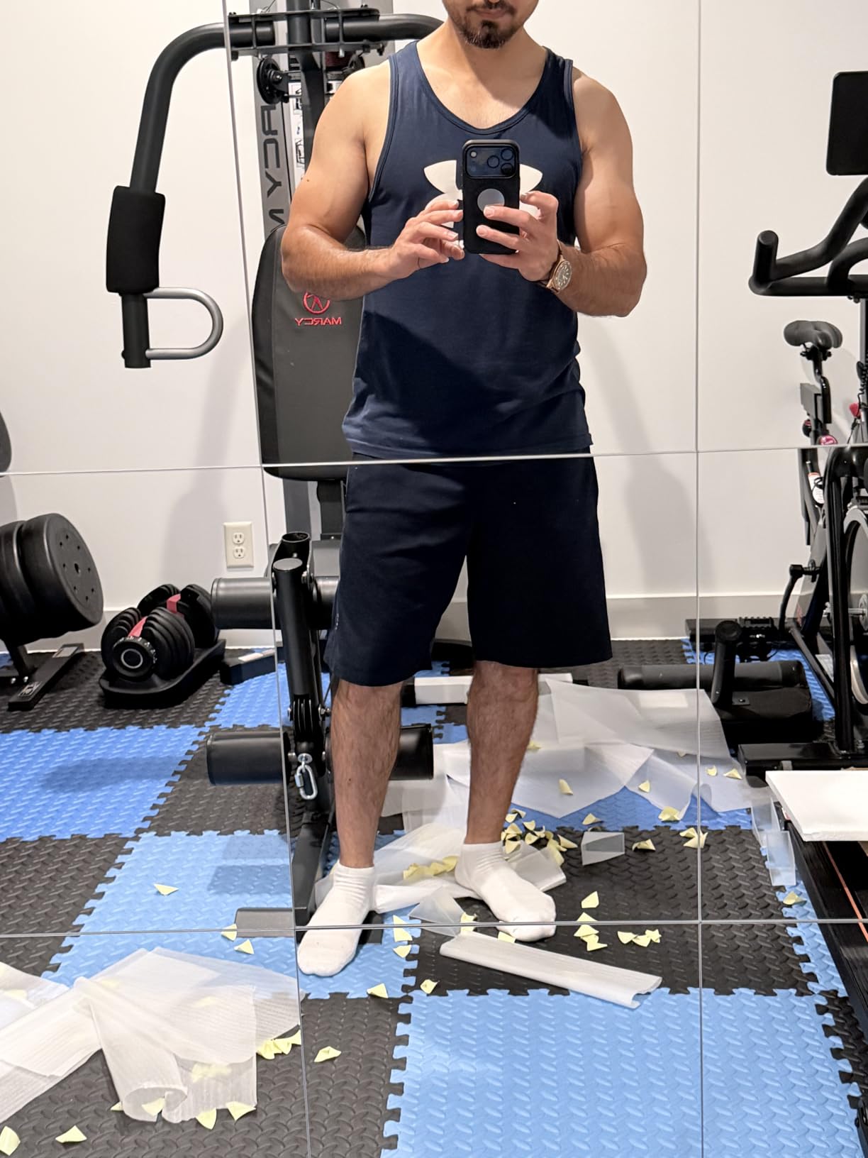 Home Gym Mirror Tiles, 12
