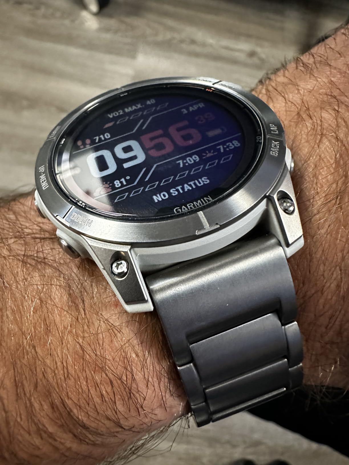 Garmin fēnix 7X Pro Sapphire Solar, Multisport GPS Smartwatch, Built-in Flashlight, Solar Charging Capability, Black, 51mm Carbon Gray DLC Titanium Case customer photo 2