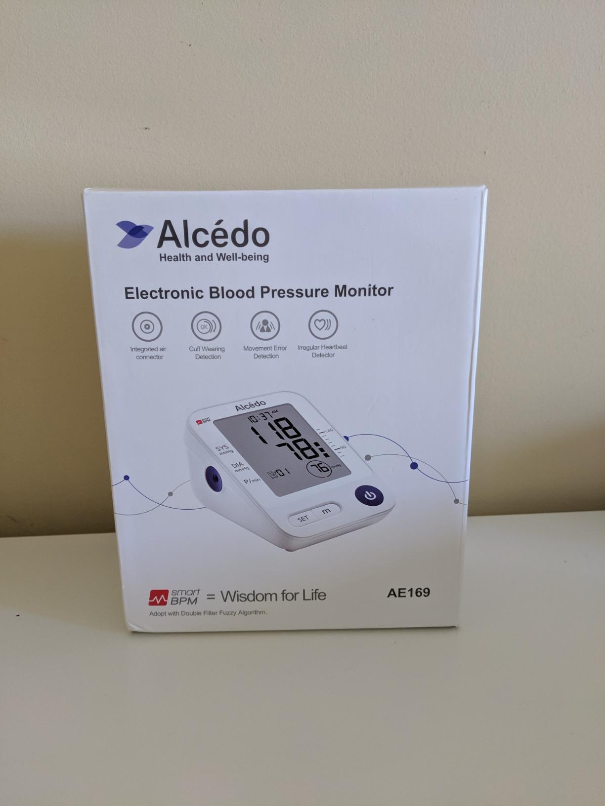 Alcedo Bluetooth Blood Pressure Monitor for Home Use, Accurate Upper Arm Smart BP Machine with Wide Range Cuff, App-Enabled for iOS & Android, Super Large Backlit Screen, 2 x 250 Memory customer photo 2