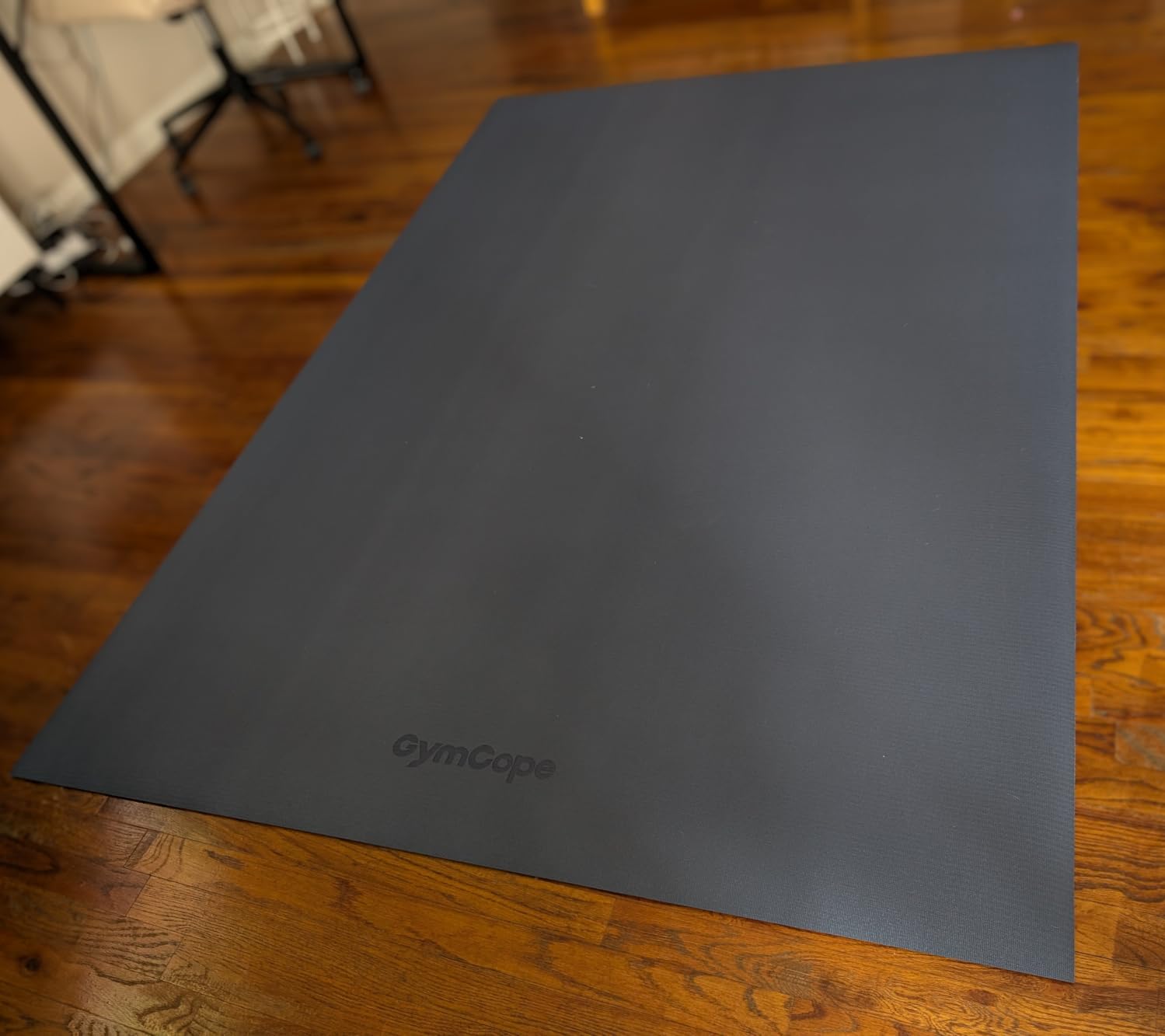 GymCope Large Exercise Mat for Home Workouts, 6x4 ft | (7mm) Extra Thick Workout Mat, High-Density Gym Mat for Cardio, Jump Rope, MMA, Weights (Shoe-Friendly) customer photo 1