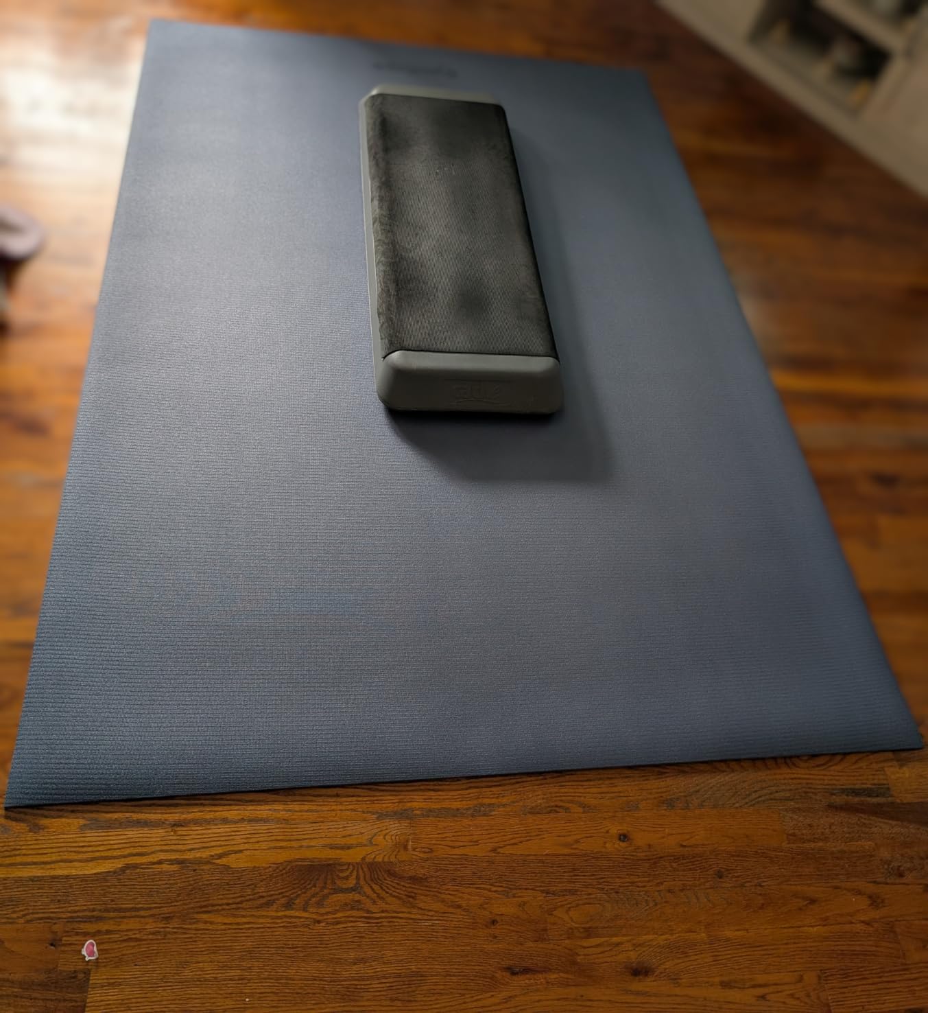 GymCope Large Exercise Mat for Home Workouts, 6x4 ft | (7mm) Extra Thick Workout Mat, High-Density Gym Mat for Cardio, Jump Rope, MMA, Weights (Shoe-Friendly) customer photo 2