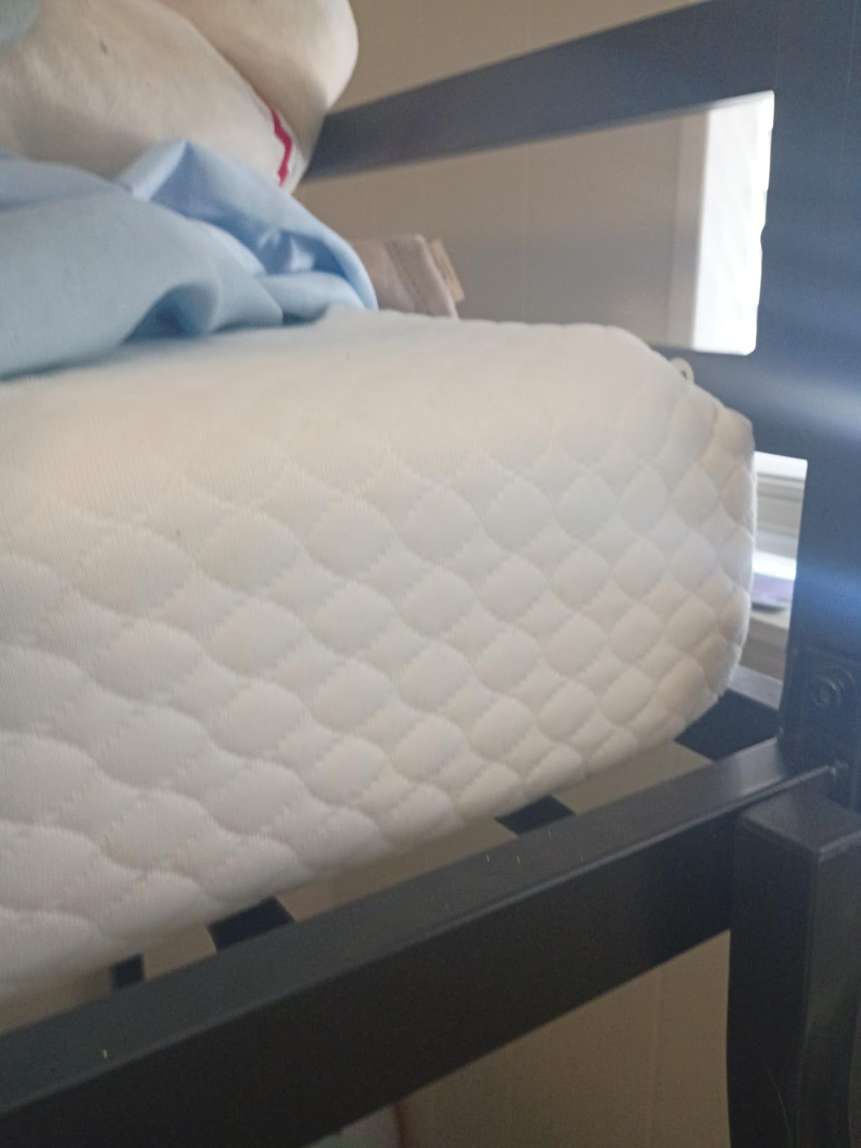 FDW | 5 Inch Twin Mattress | Medium Firm | Gel Memory Foam | White | Dual Construction | Pressure Relief, Cooling Foam, Removable and Washable Cover | Bed in a Box, CertiPUR-US Certified customer photo 1