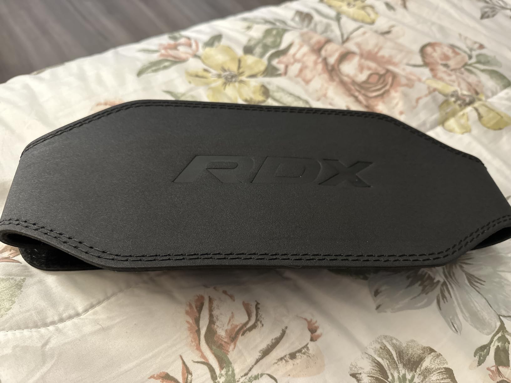 RDX Weight Lifting Belt Gym Fitness, Cowhide Leather, 4 inch 6 inch Padded Lumbar Back Support, 10 Adjustable Holes, Weightlifting Powerlifting Bodybuilding Deadlift Squat Workout Strength Training, Men Women customer photo 1