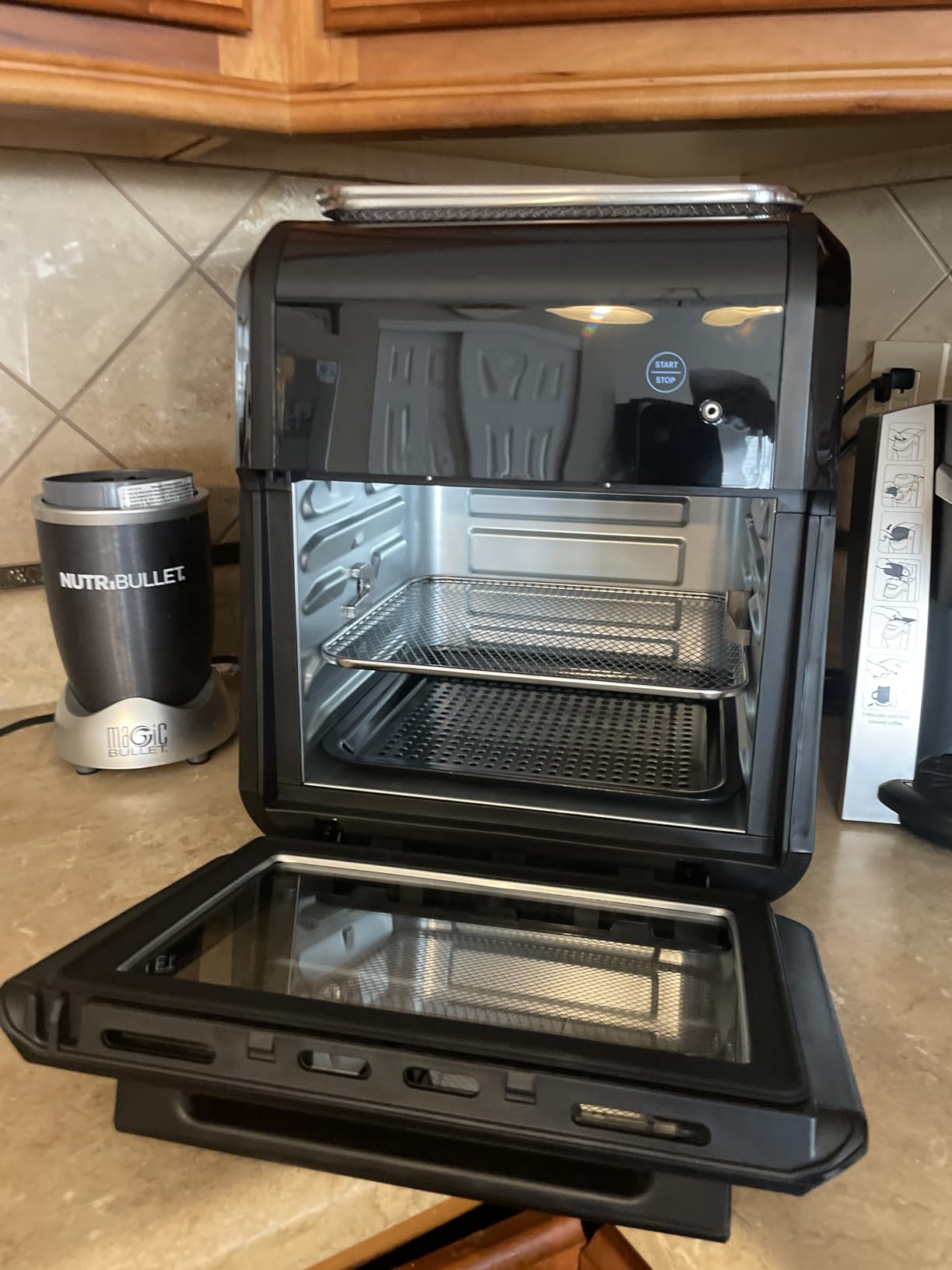 Chefman ExacTemp 12 Quart 5-in-1 Air Fryer with Integrated Smart Cooking Thermometer, 28 Touchscreen Presets customer photo 2