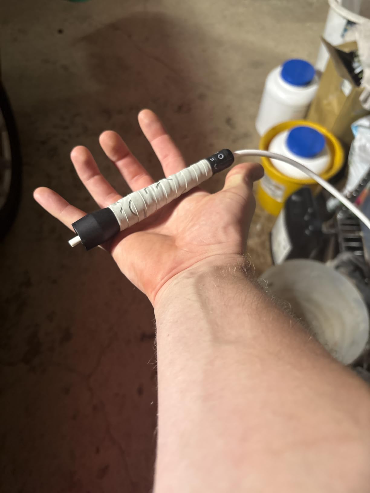BOXROPE, A Jump Rope Made For Boxing, Tangle-Free, 15% Heavier Than A Normal PVC Ropes, Boxer Jump Rope, Adjustable, Includes Grip Tapes For More Grip, Skipping Rope for Boxers, Premium Quality customer photo 1