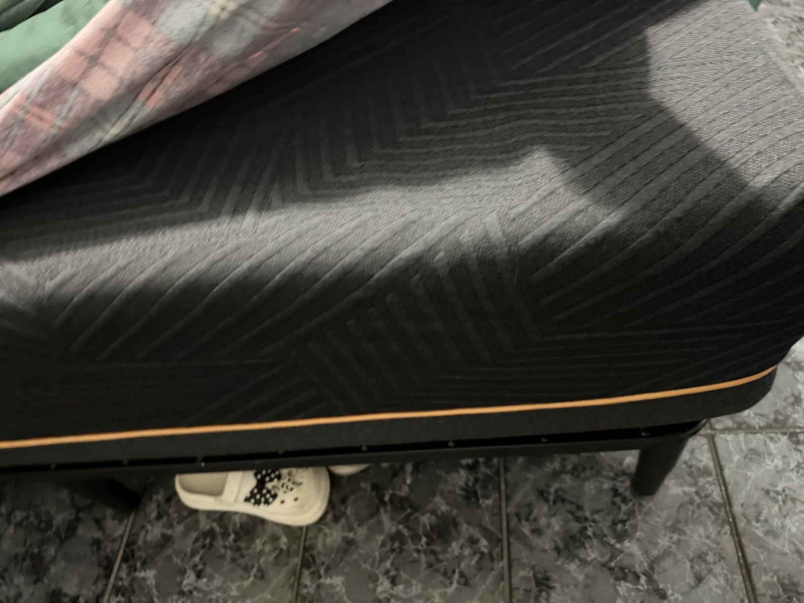 EGOHOME 14 inch Firm Queen Mattress, Memory Foam Mattress with Cooling Cover, Bed in a Box, CertiPUR-US Certified, Breathable and Supportive, Made in USA, 60''x80''x14'' Black customer photo 2