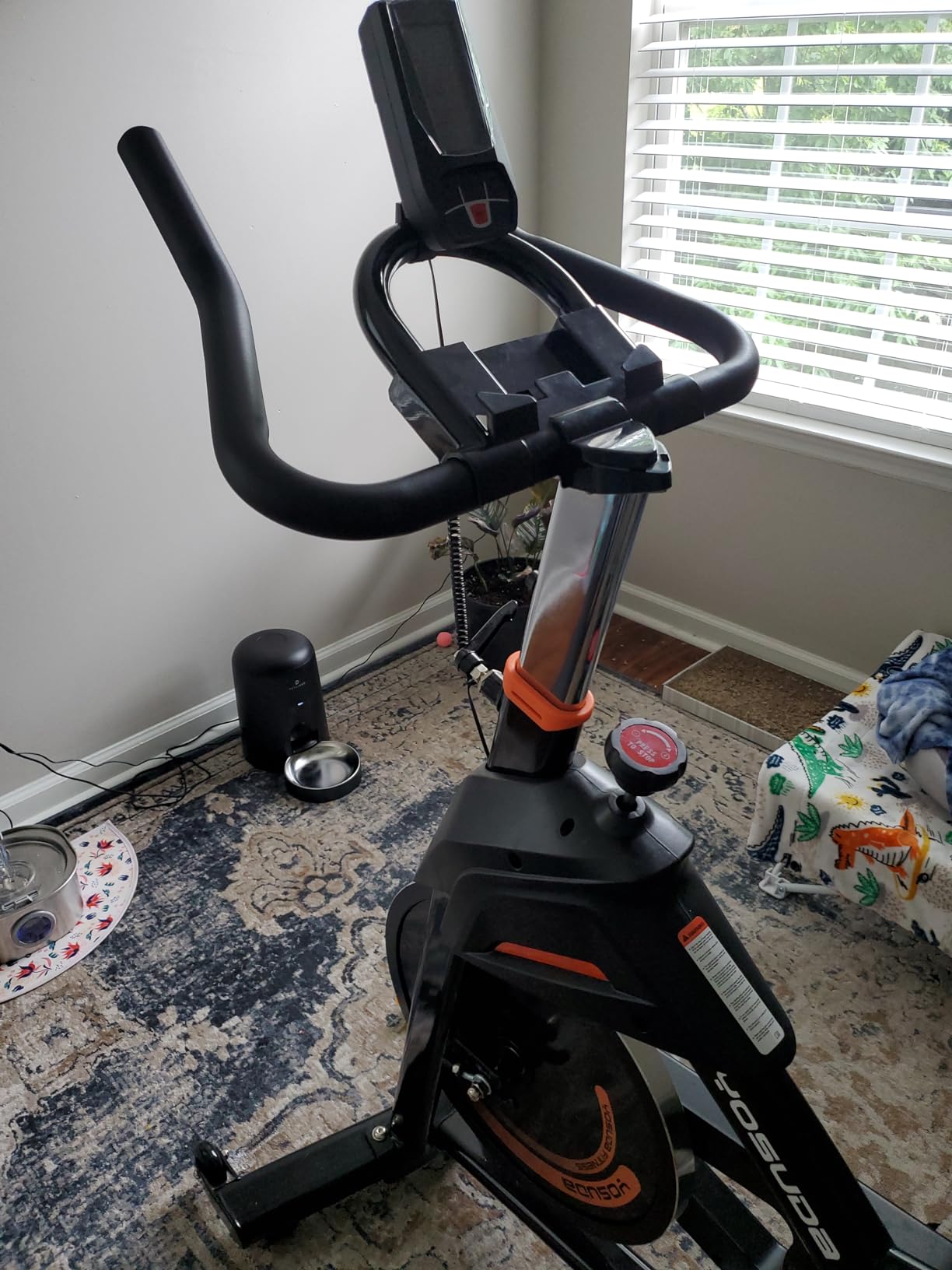 YOSUDA Magnetic Exercise Bike, Stationary Bikes for Home with Exclusive App, 400 lbs Weight Capacity & 50 lbs Flywheel, Indoor Cycling Bike with Tablet Holder & Adjustable Seat and Handlebars customer photo 2