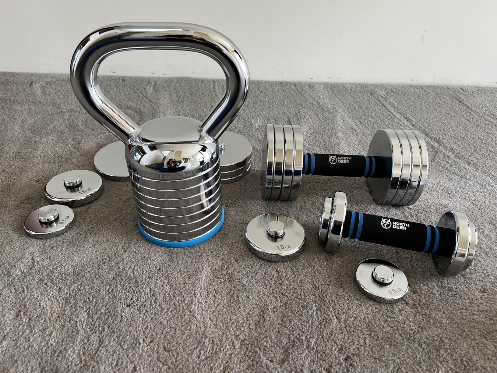 Northdeer Adjustable Kettlebell Set for Versatile Home Workouts | Perfect for Strength Training customer photo 2