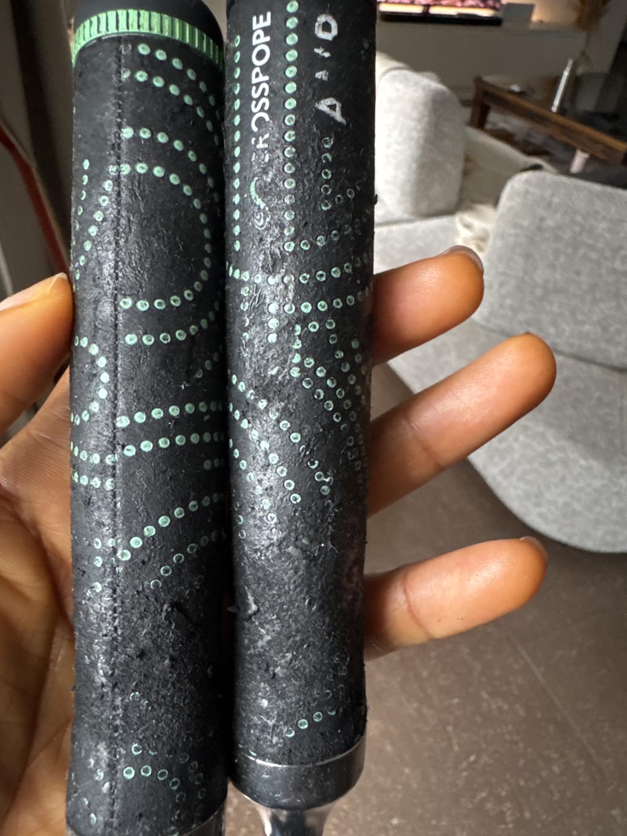 Crossrope Get Lean Weighted Jump Rope Set for Weight Loss | Includes Slim Handles with 1/4 and 1/2 lb weighted ropes for efficient cardio, endurance training, and full-body workouts. customer photo 2