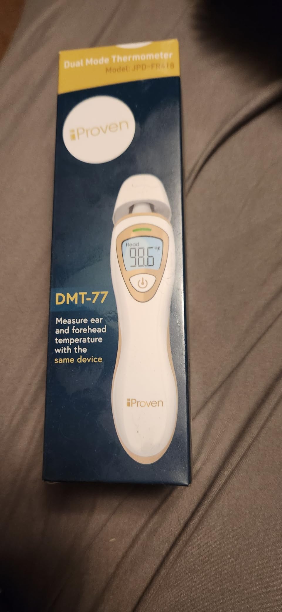 iProven Ear Thermometer with Non-Touch Forehead Function, Superior Accuracy | For Adults, Kids & Babies, Pro Series Premium Digital Thermometer customer photo 1